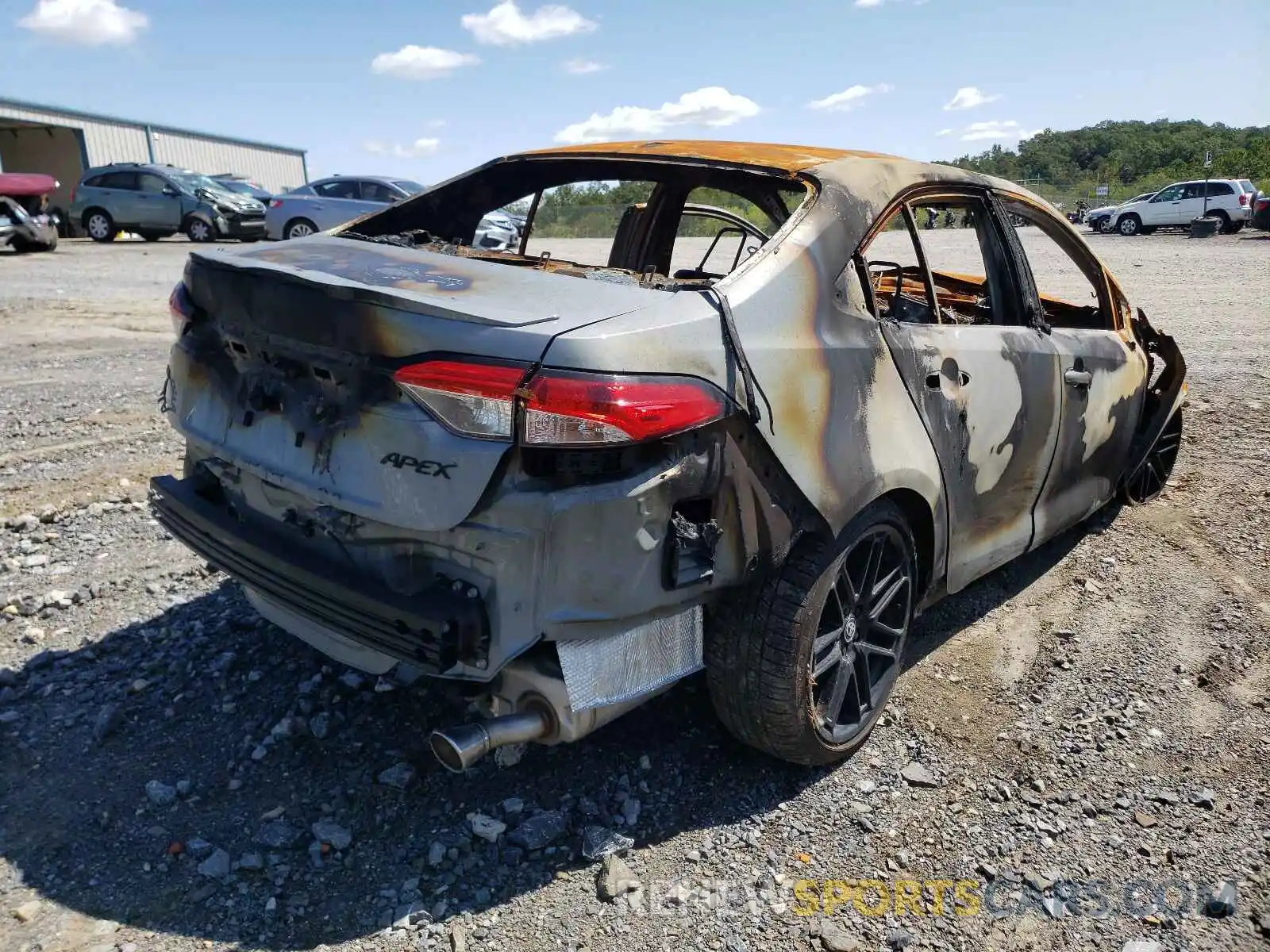 4 Photograph of a damaged car 5YFS4MCEXNP097958 TOYOTA COROLLA 2021