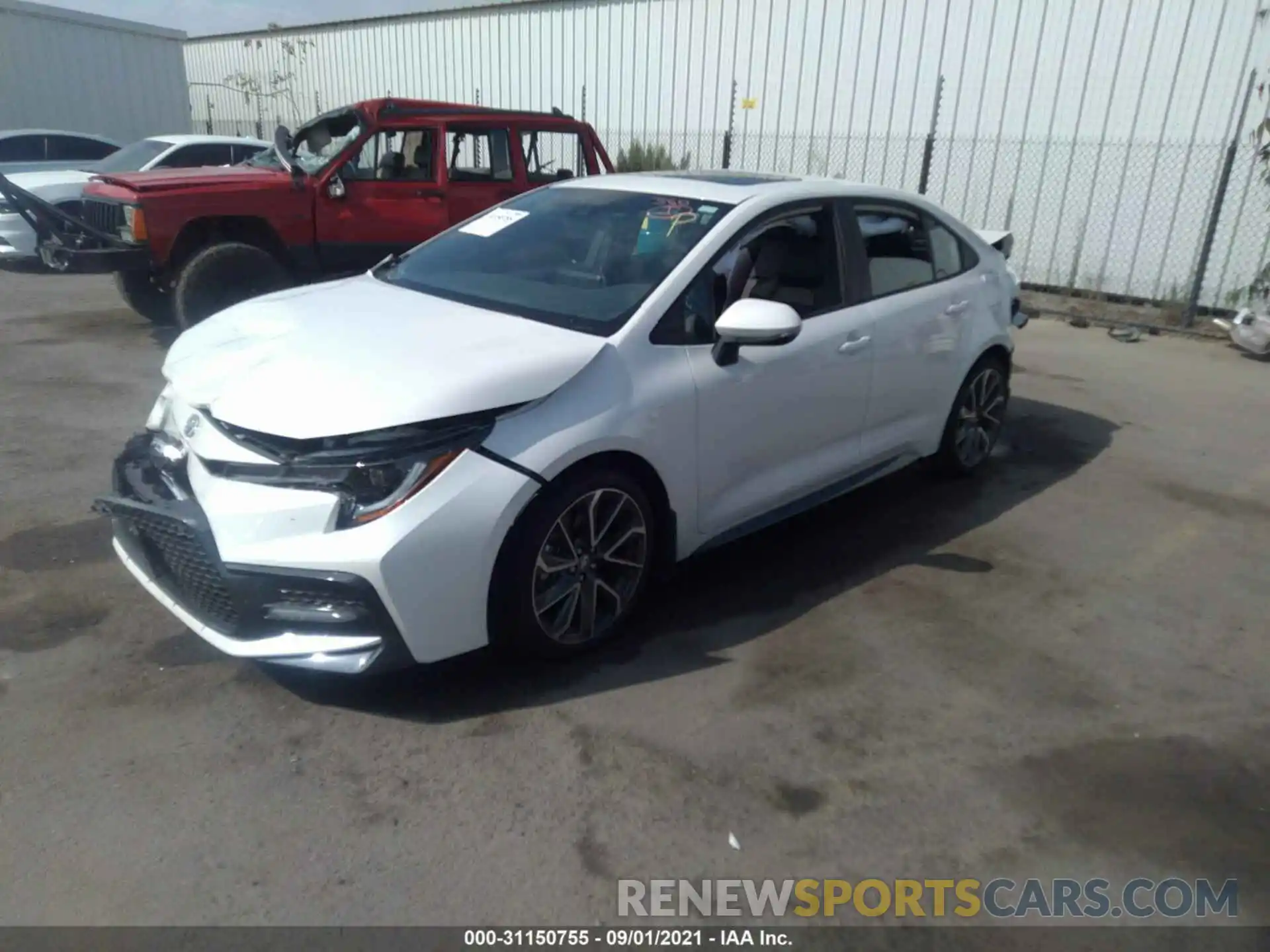 2 Photograph of a damaged car 5YFT4MCE0MP064762 TOYOTA COROLLA 2021