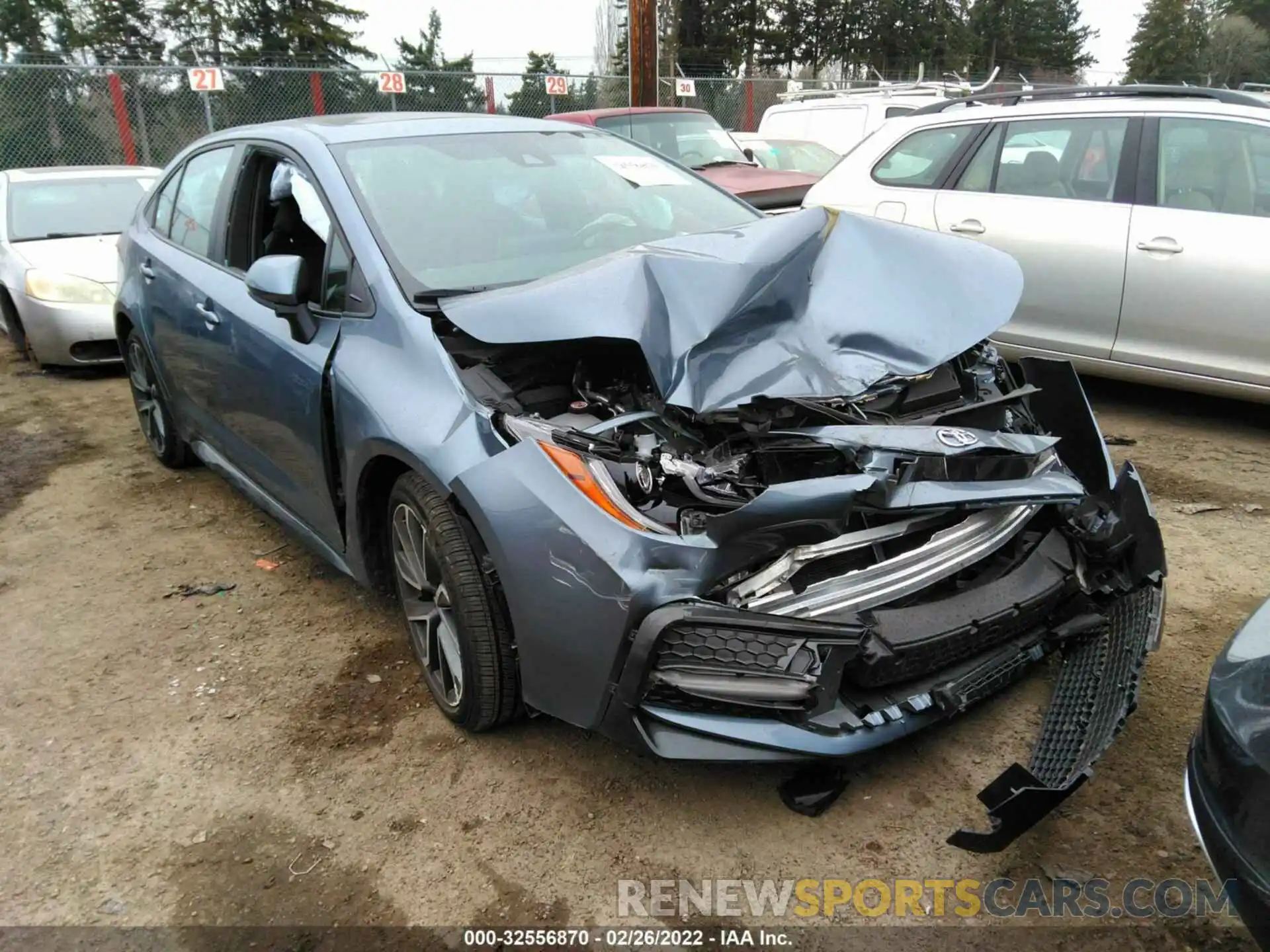 1 Photograph of a damaged car 5YFT4MCE0MP082436 TOYOTA COROLLA 2021