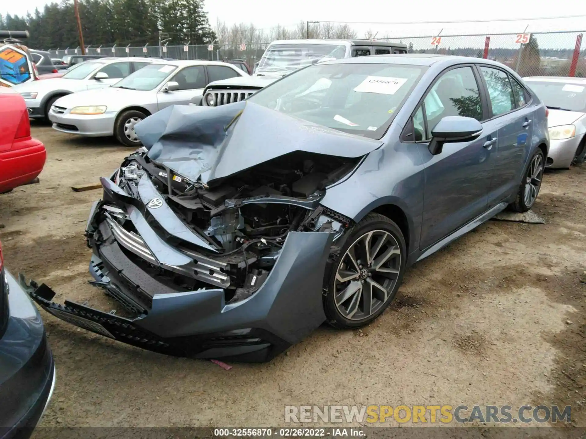 2 Photograph of a damaged car 5YFT4MCE0MP082436 TOYOTA COROLLA 2021