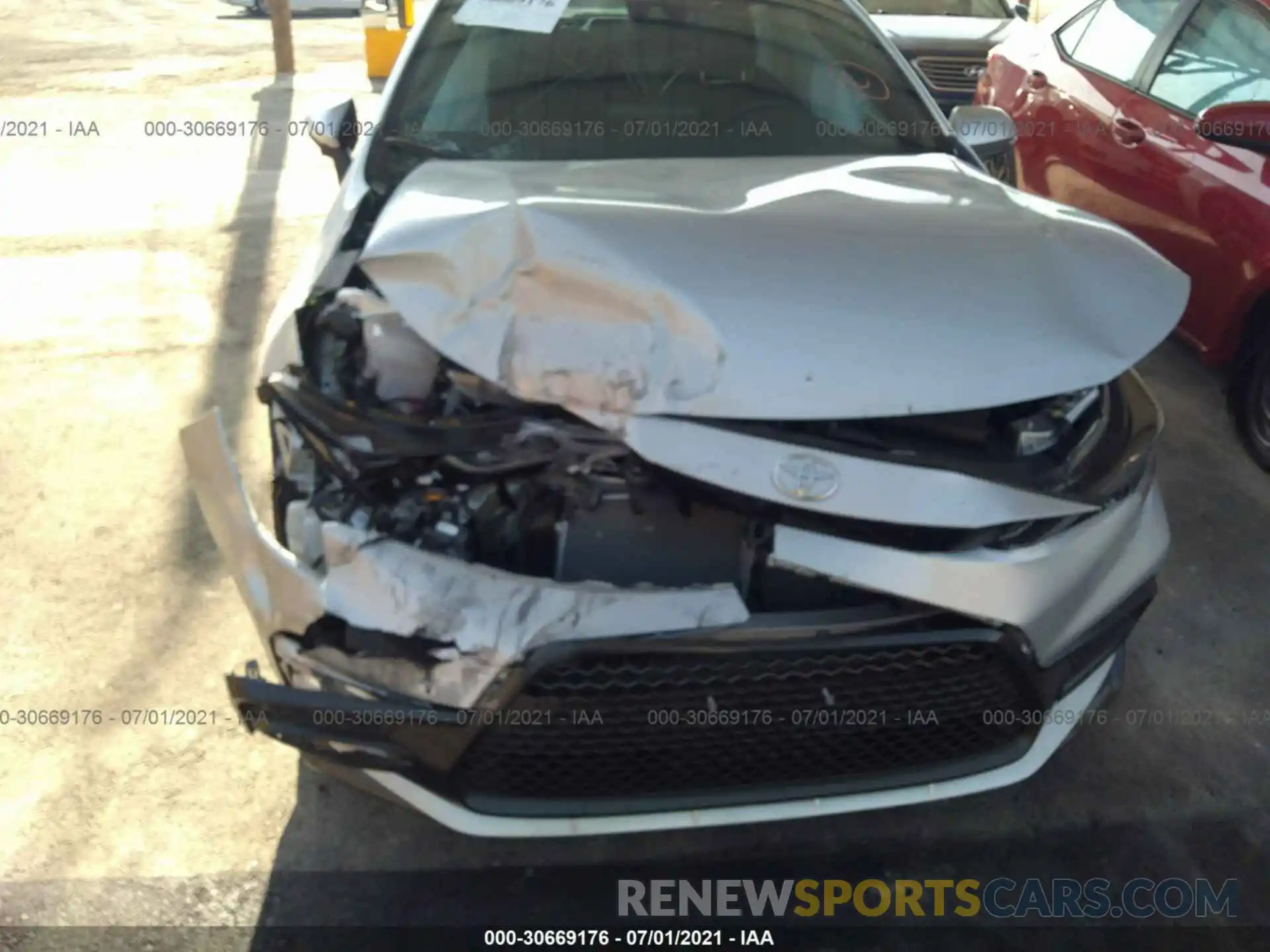 6 Photograph of a damaged car 5YFT4MCE0MP085353 TOYOTA COROLLA 2021