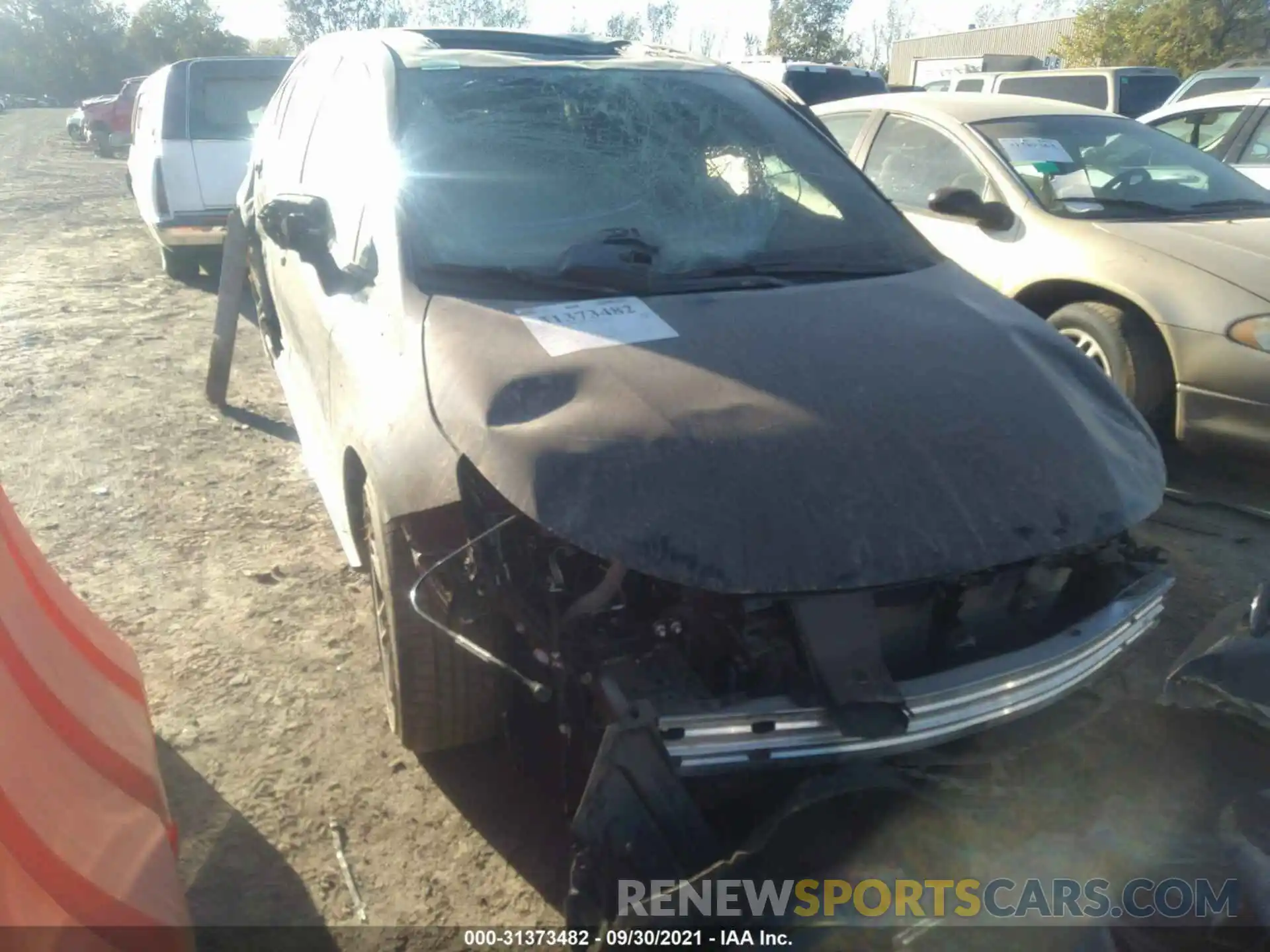 1 Photograph of a damaged car 5YFT4MCE0MP088155 TOYOTA COROLLA 2021