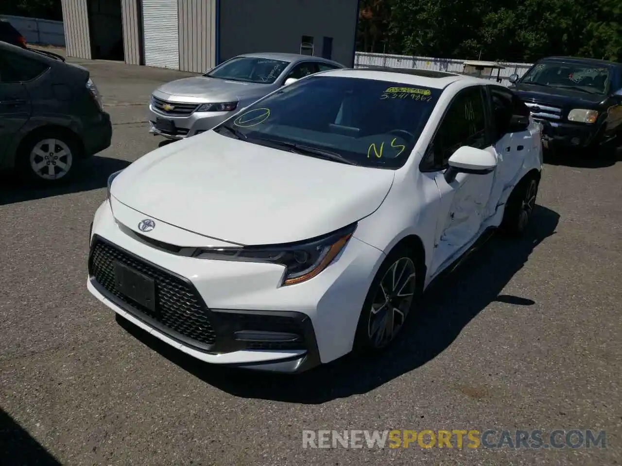 2 Photograph of a damaged car 5YFT4MCE0MP097809 TOYOTA COROLLA 2021