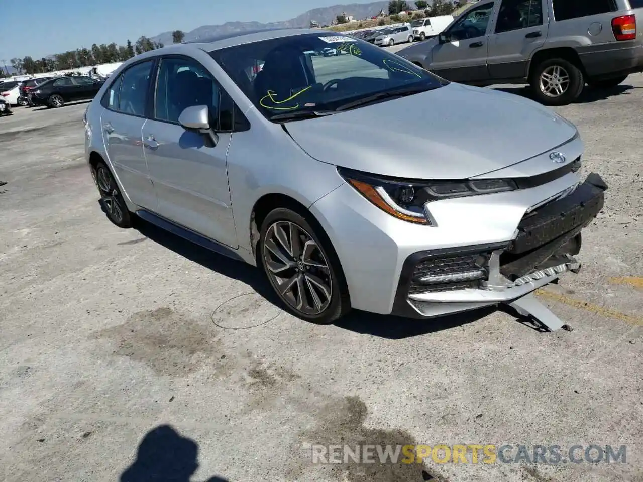 1 Photograph of a damaged car 5YFT4MCE1MP058100 TOYOTA COROLLA 2021