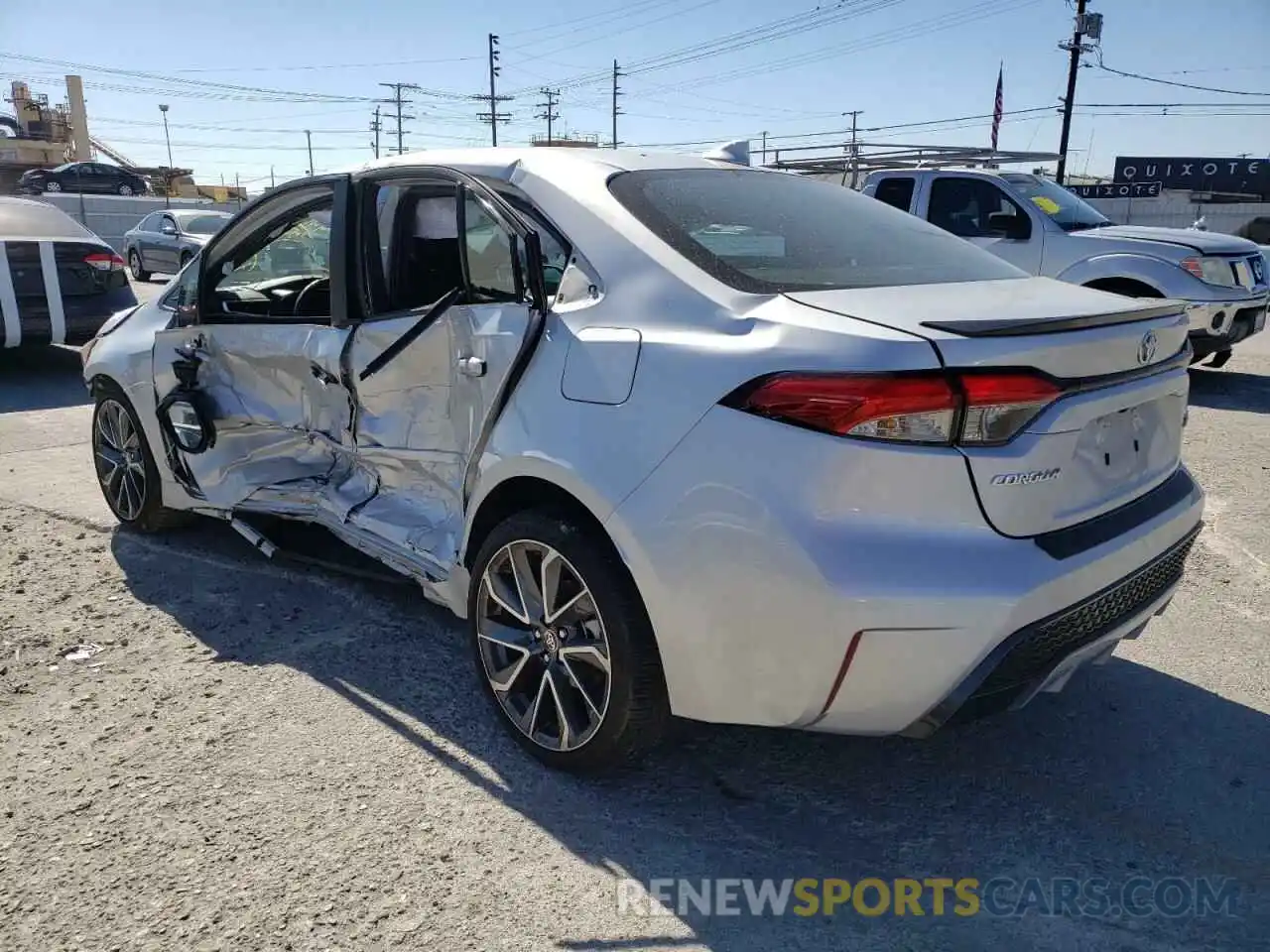 3 Photograph of a damaged car 5YFT4MCE1MP058100 TOYOTA COROLLA 2021