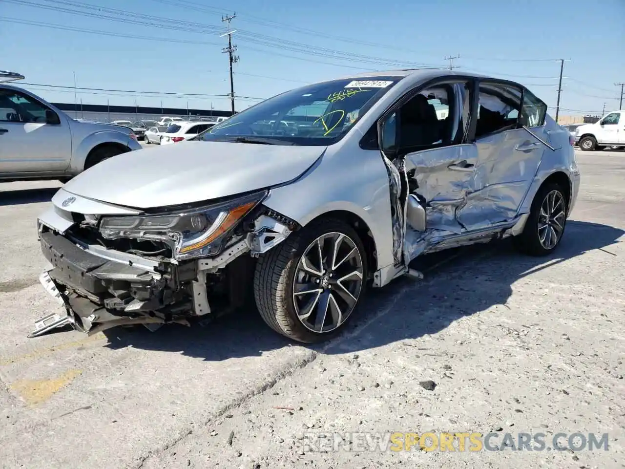 9 Photograph of a damaged car 5YFT4MCE1MP058100 TOYOTA COROLLA 2021