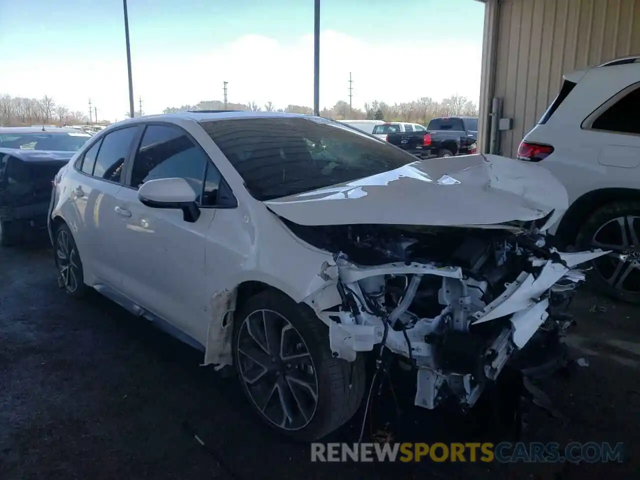 1 Photograph of a damaged car 5YFT4MCE1MP079500 TOYOTA COROLLA 2021