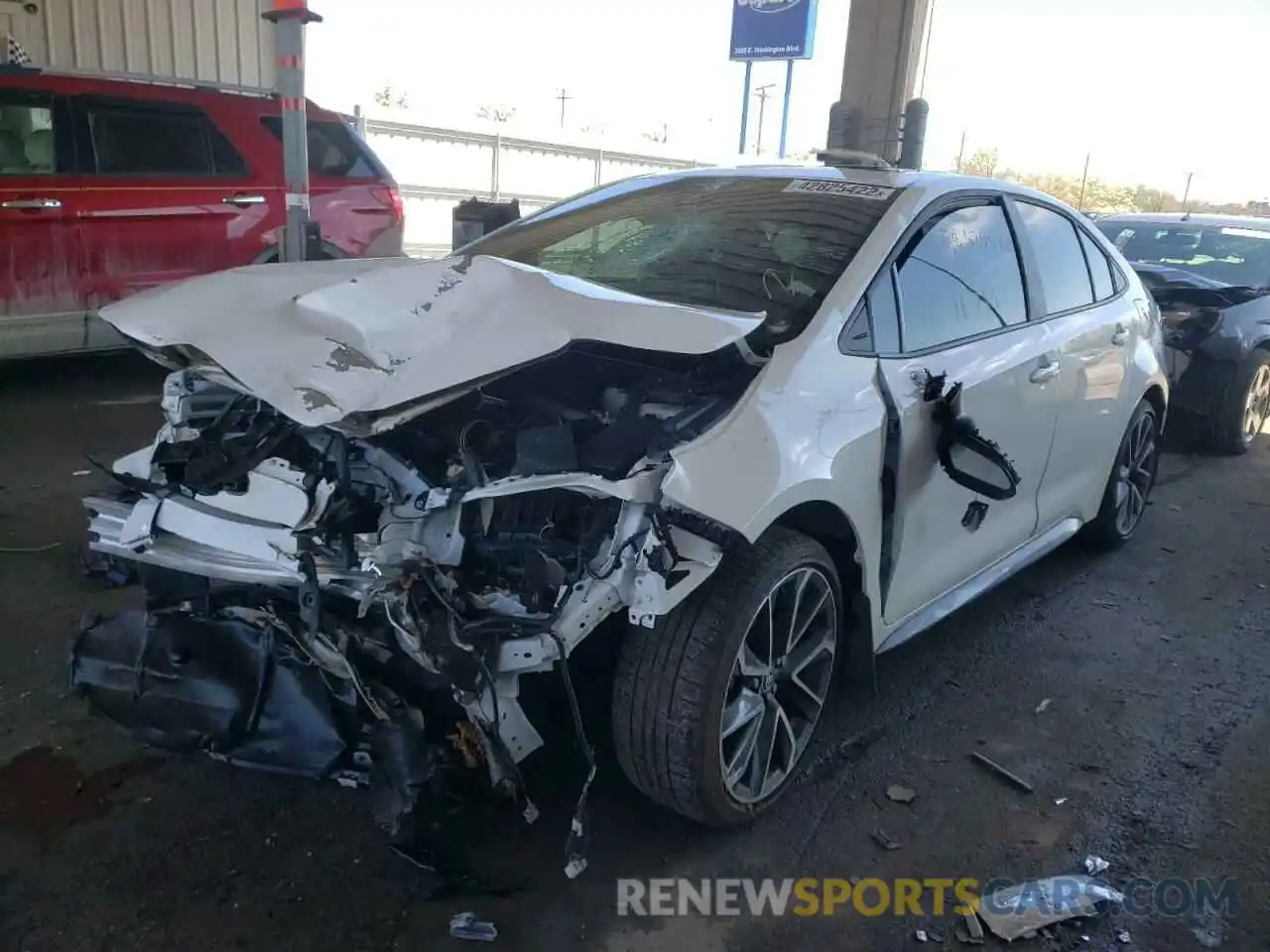 2 Photograph of a damaged car 5YFT4MCE1MP079500 TOYOTA COROLLA 2021