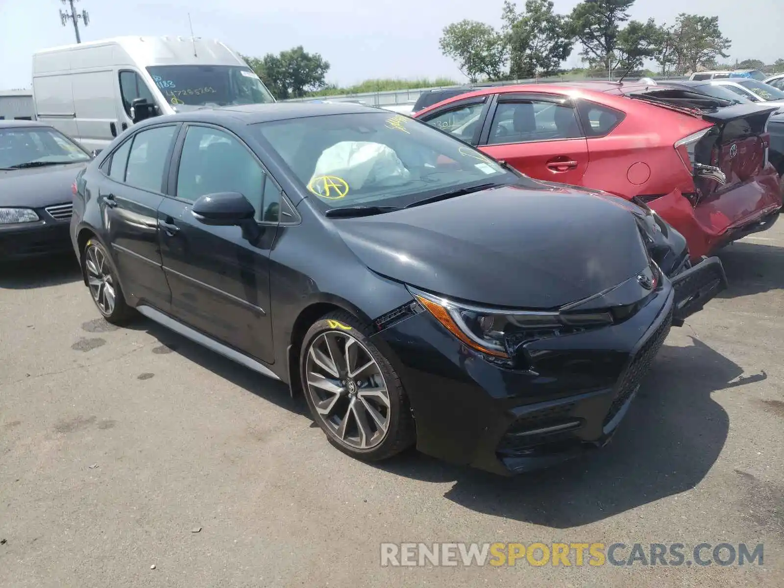 1 Photograph of a damaged car 5YFT4MCE1MP089525 TOYOTA COROLLA 2021