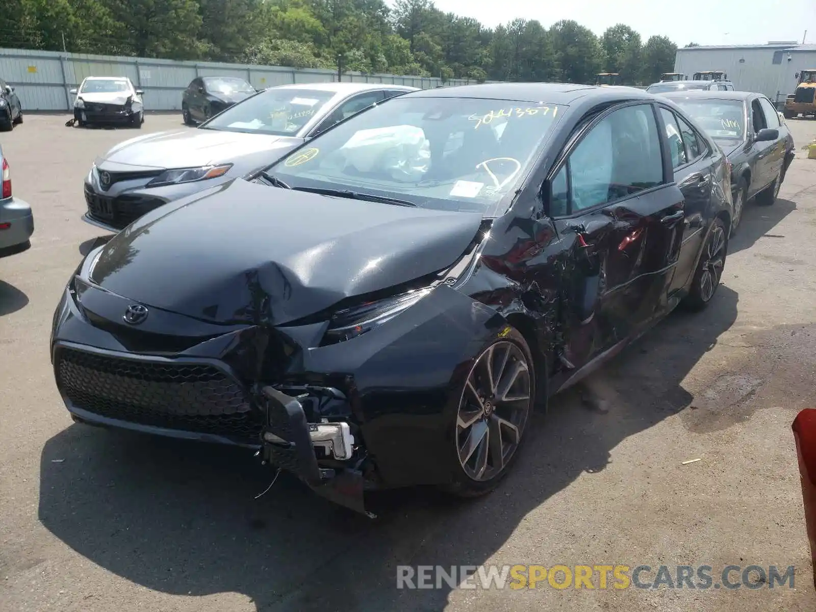 2 Photograph of a damaged car 5YFT4MCE1MP089525 TOYOTA COROLLA 2021