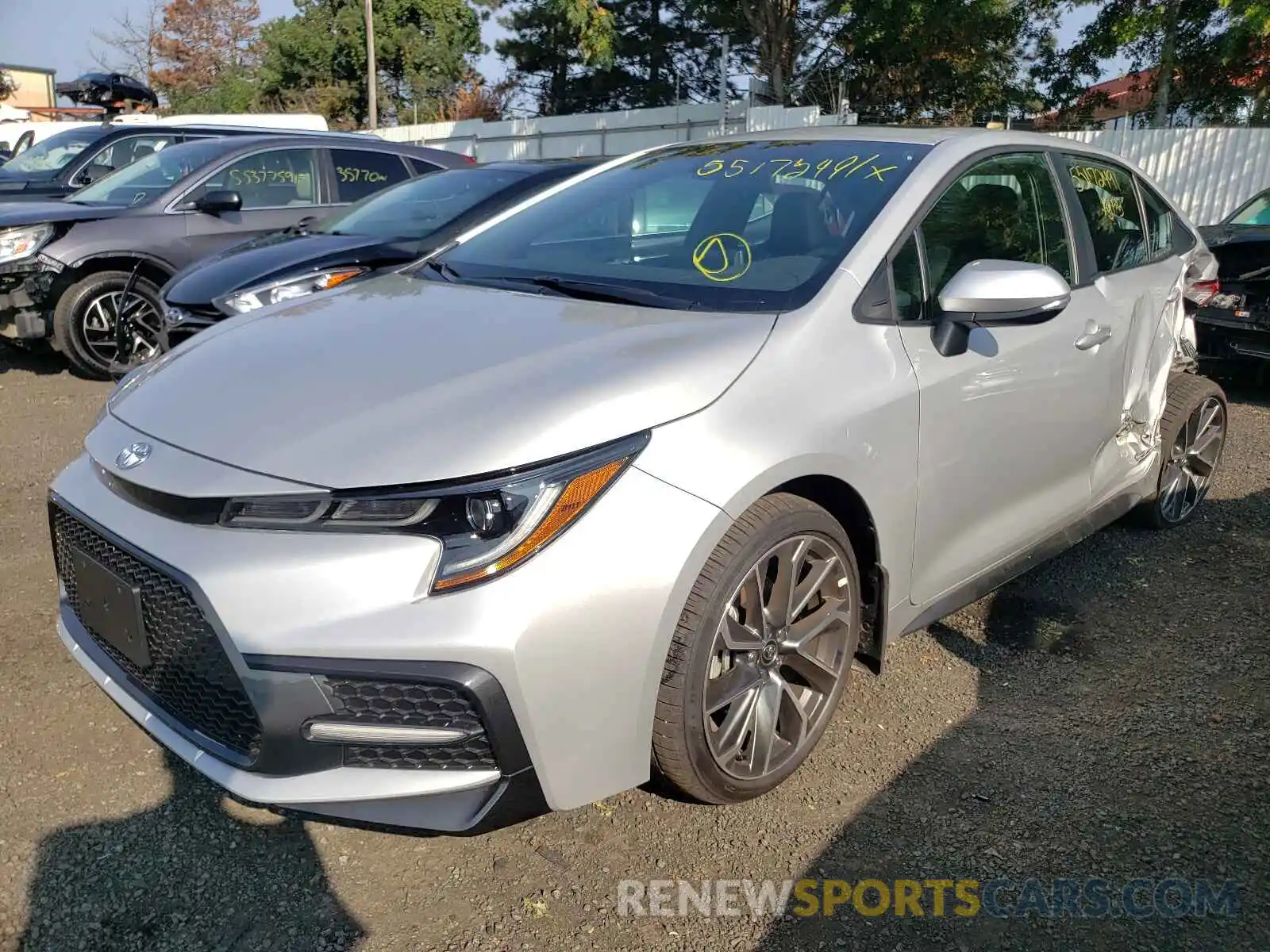 2 Photograph of a damaged car 5YFT4MCE1MP094143 TOYOTA COROLLA 2021