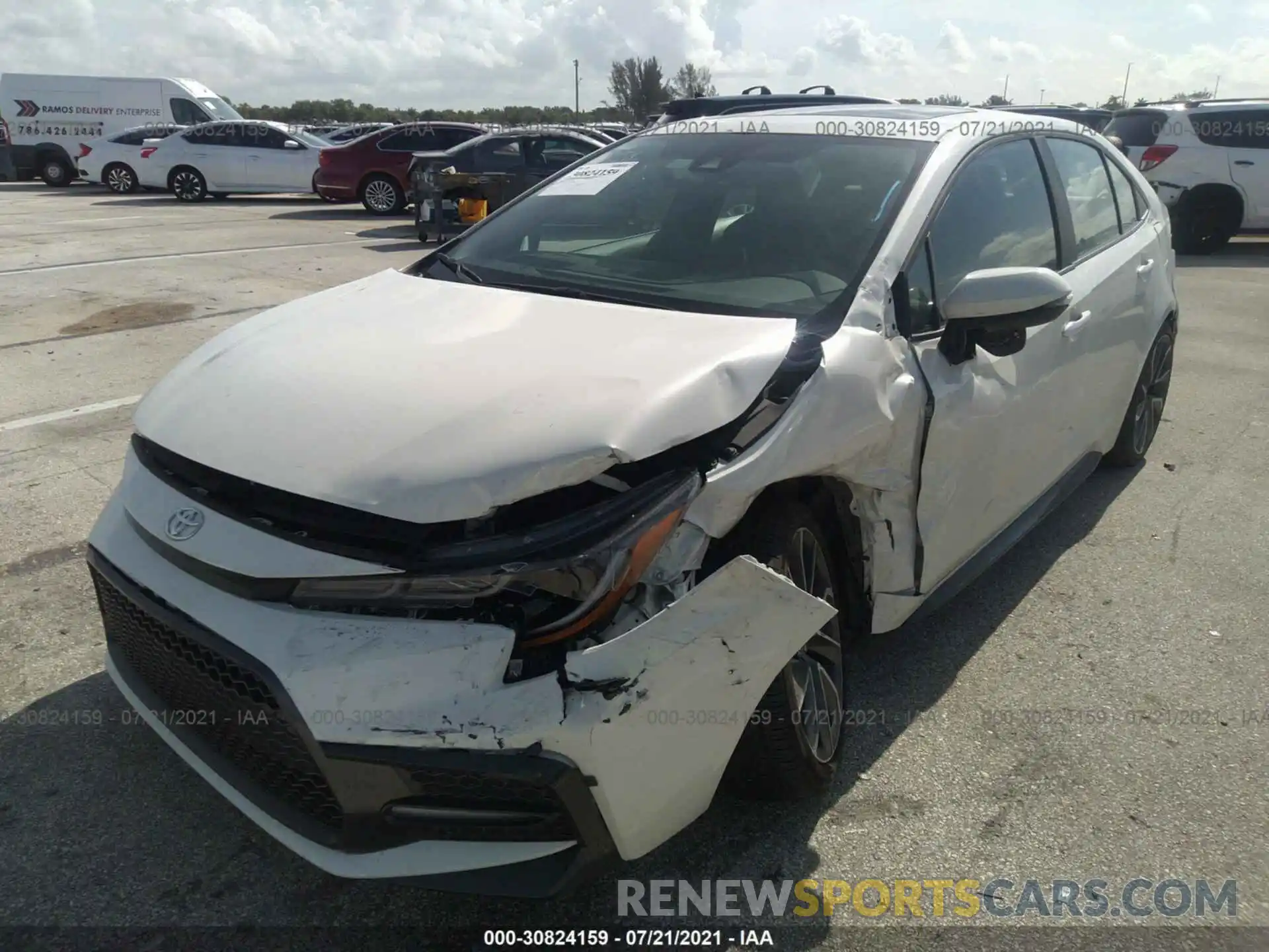 6 Photograph of a damaged car 5YFT4MCE2MP064343 TOYOTA COROLLA 2021