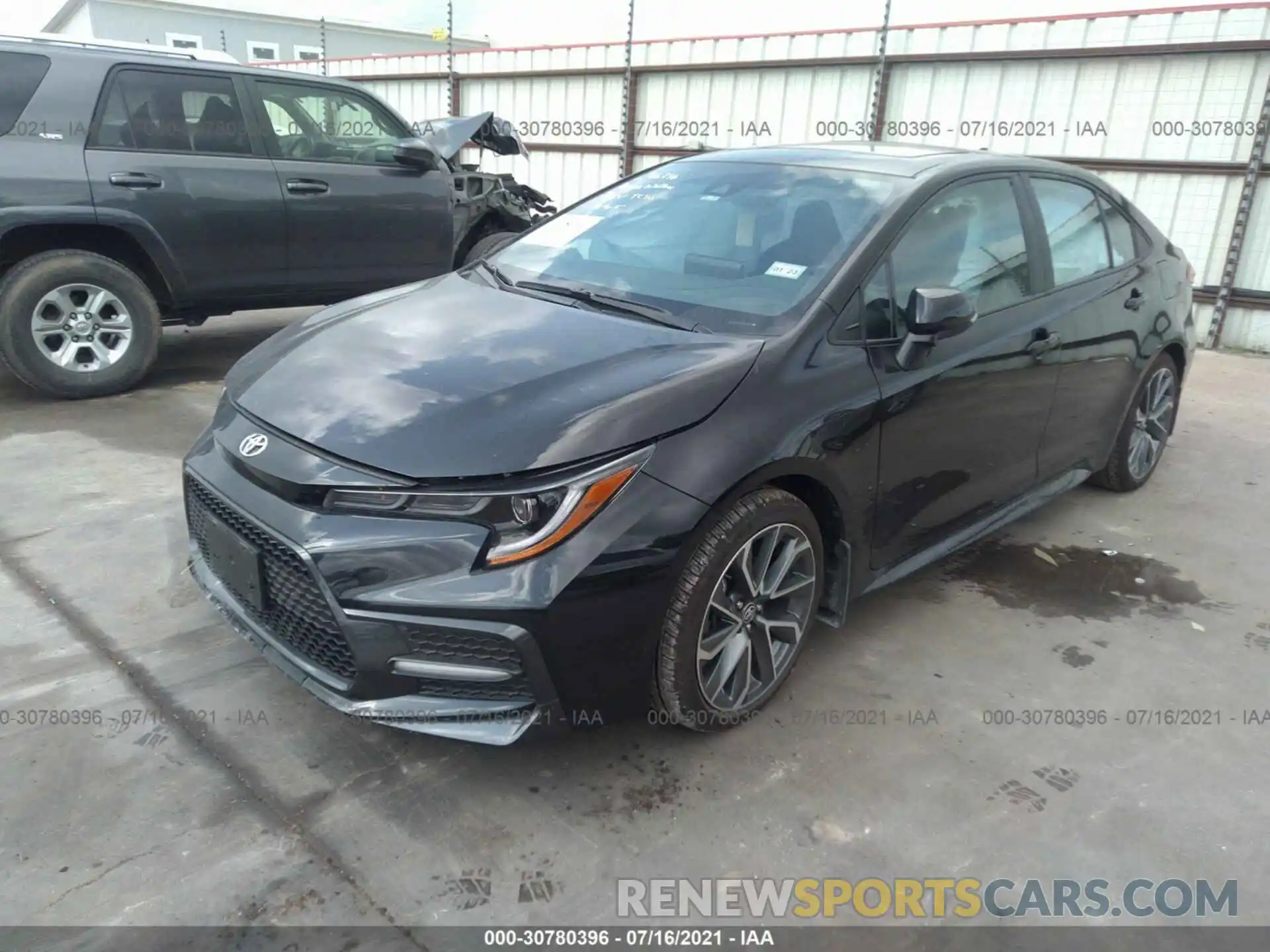 2 Photograph of a damaged car 5YFT4MCE2MP078758 TOYOTA COROLLA 2021