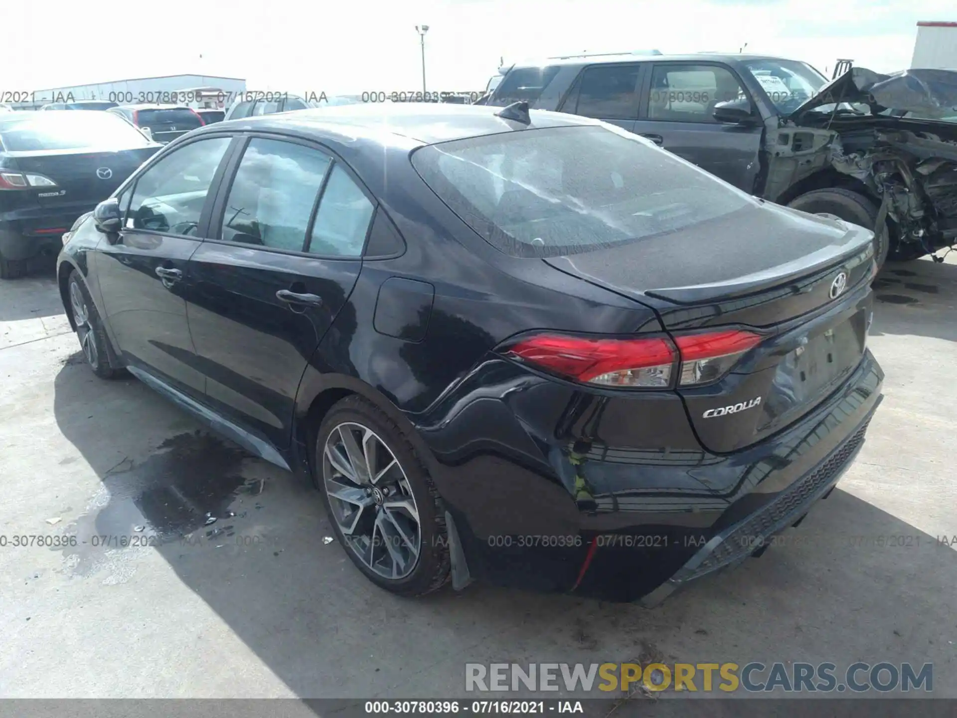 3 Photograph of a damaged car 5YFT4MCE2MP078758 TOYOTA COROLLA 2021