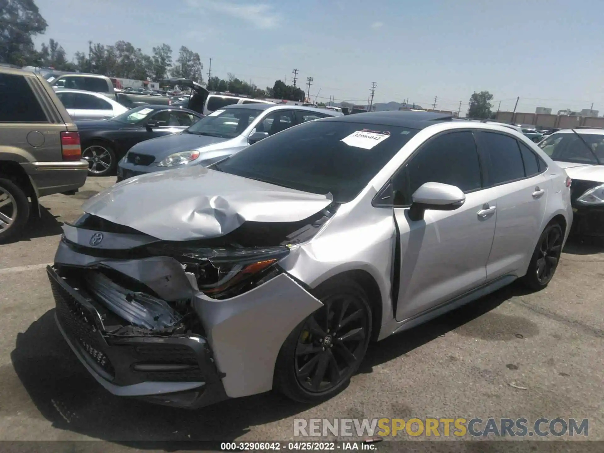 2 Photograph of a damaged car 5YFT4MCE3MP074783 TOYOTA COROLLA 2021