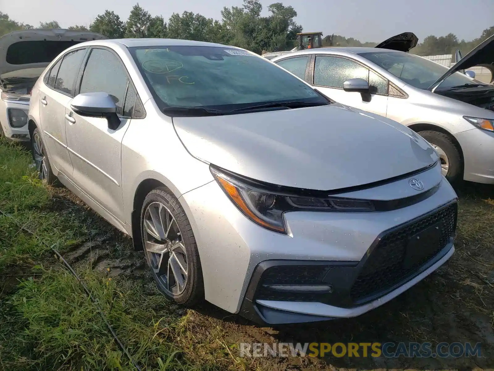 1 Photograph of a damaged car 5YFT4MCE3MP076873 TOYOTA COROLLA 2021