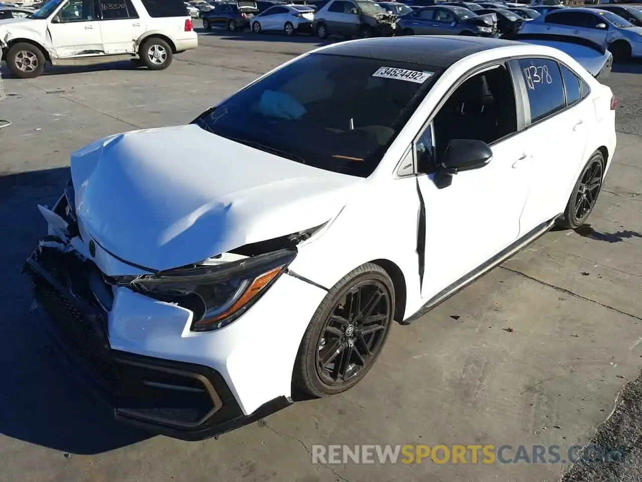 2 Photograph of a damaged car 5YFT4MCE3MP077960 TOYOTA COROLLA 2021