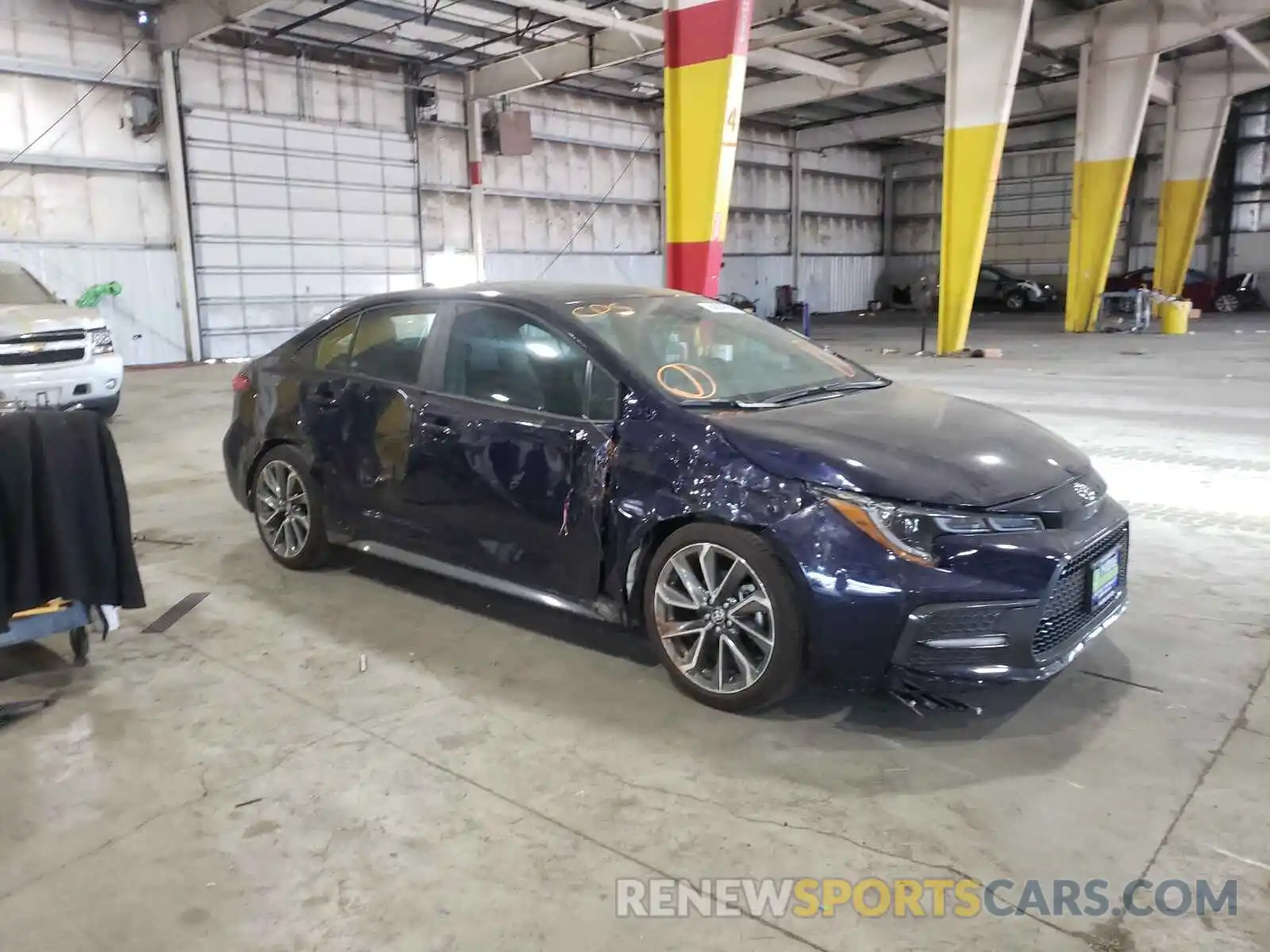 9 Photograph of a damaged car 5YFT4MCE3MP078901 TOYOTA COROLLA 2021