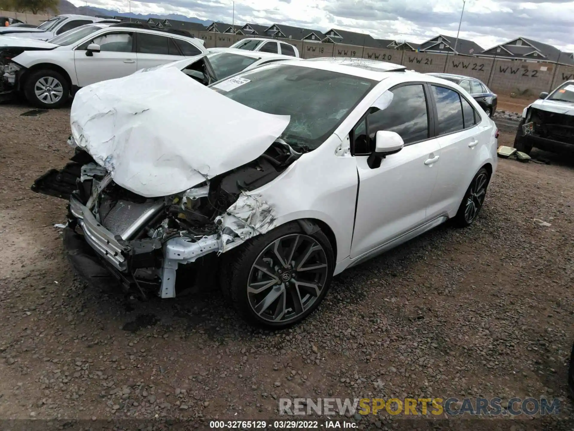 2 Photograph of a damaged car 5YFT4MCE3MP085248 TOYOTA COROLLA 2021