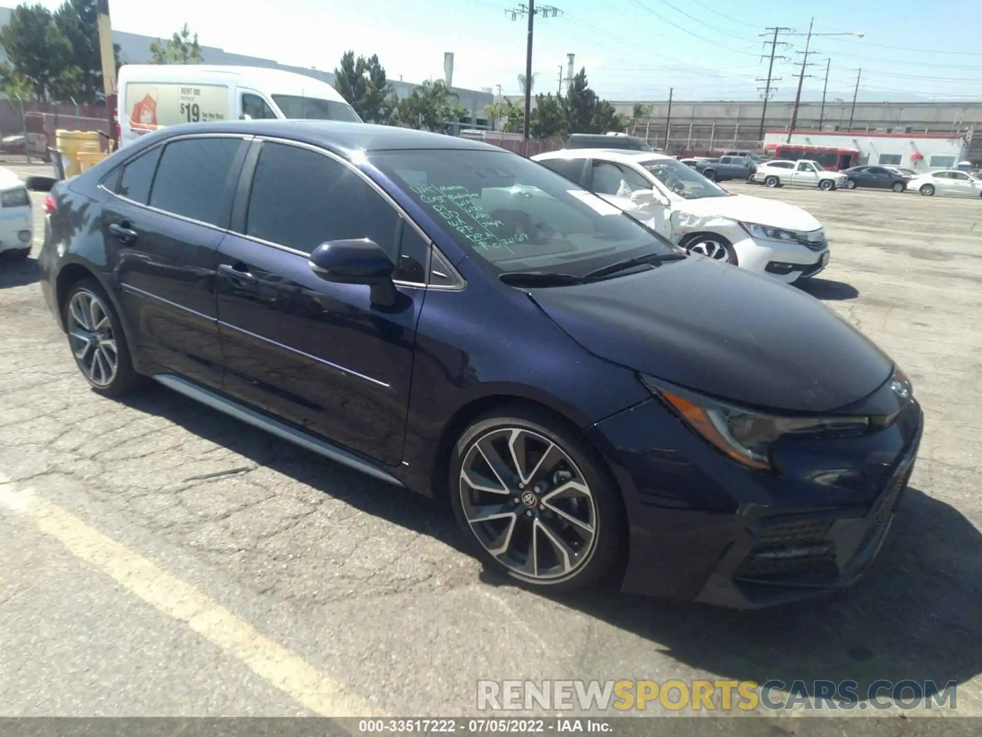 1 Photograph of a damaged car 5YFT4MCE3MP087551 TOYOTA COROLLA 2021