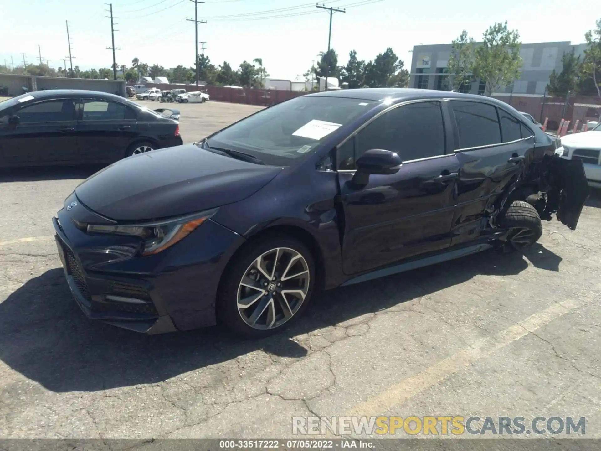 2 Photograph of a damaged car 5YFT4MCE3MP087551 TOYOTA COROLLA 2021