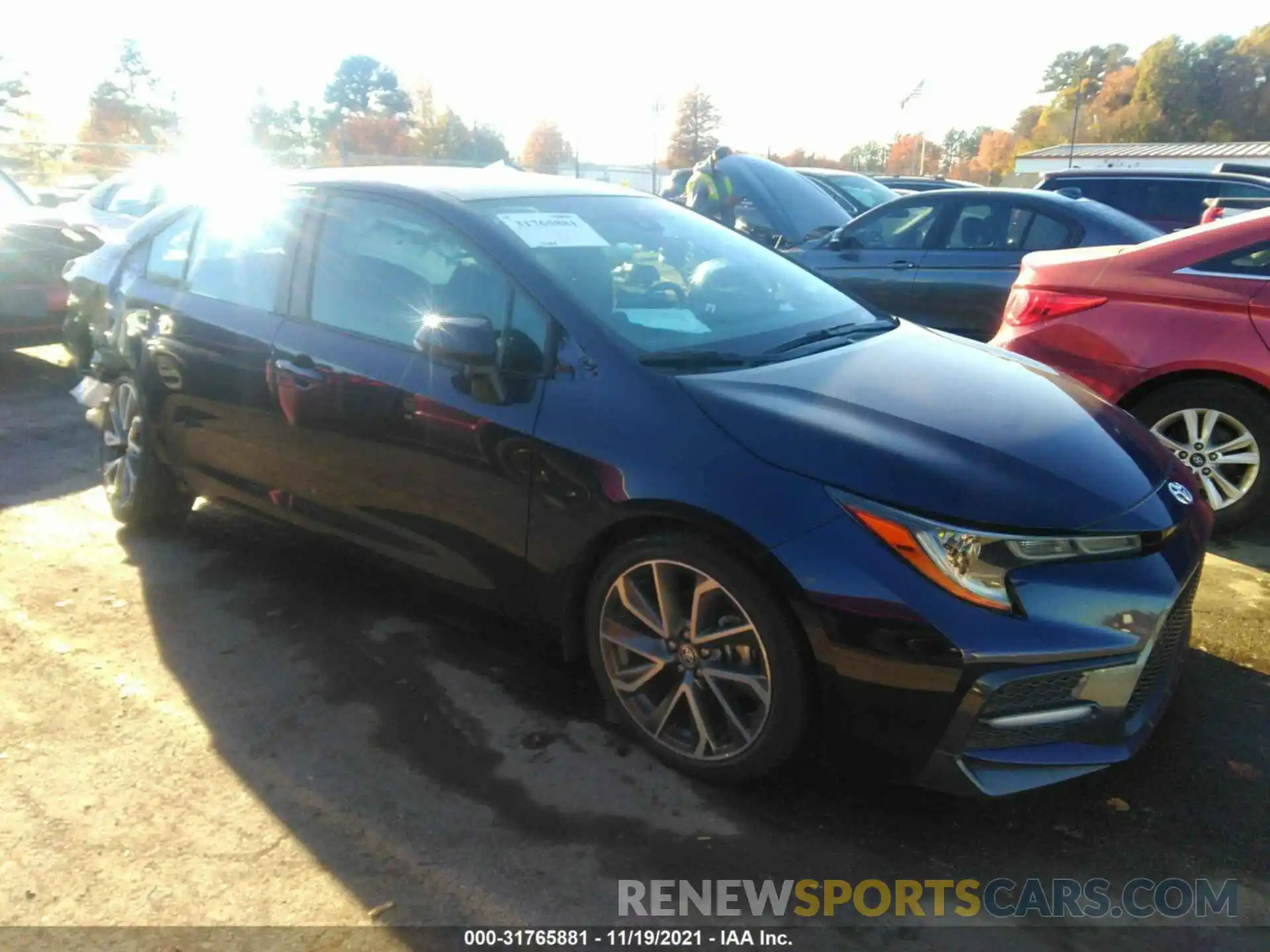 1 Photograph of a damaged car 5YFT4MCE4MP058530 TOYOTA COROLLA 2021