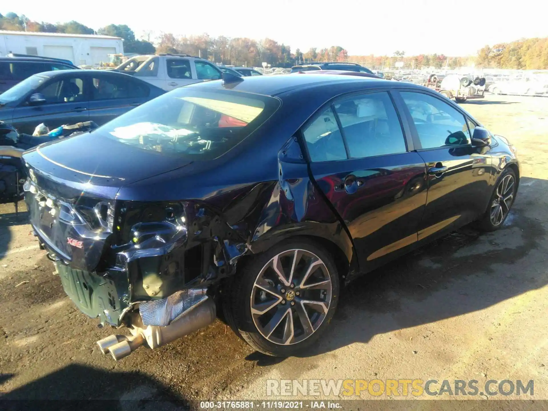 4 Photograph of a damaged car 5YFT4MCE4MP058530 TOYOTA COROLLA 2021