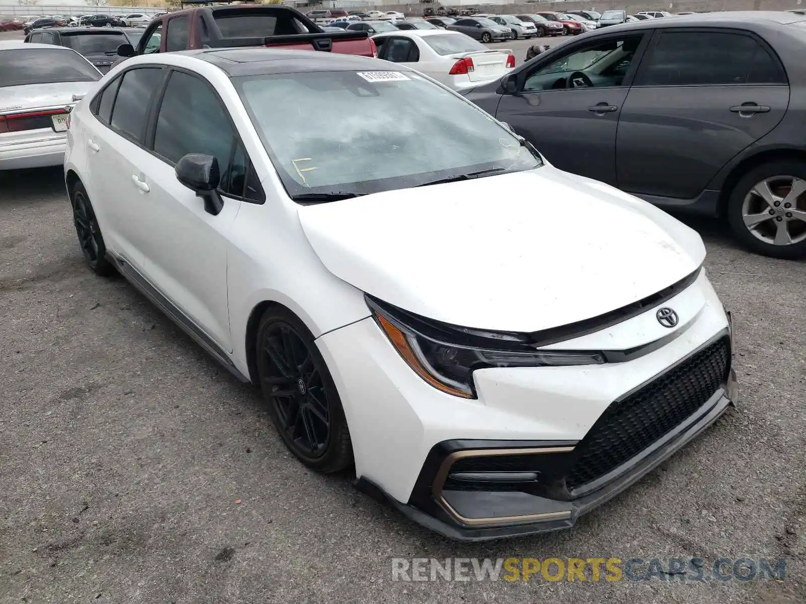 1 Photograph of a damaged car 5YFT4MCE4MP072735 TOYOTA COROLLA 2021