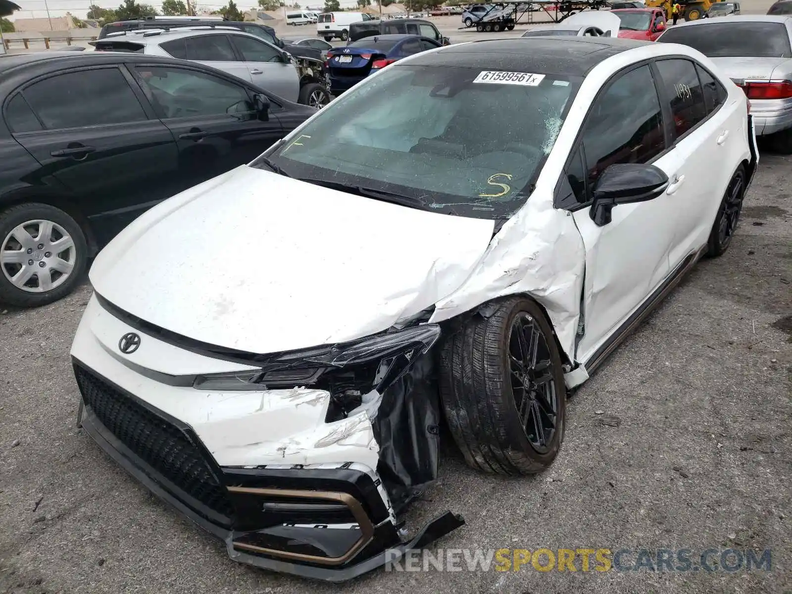 2 Photograph of a damaged car 5YFT4MCE4MP072735 TOYOTA COROLLA 2021