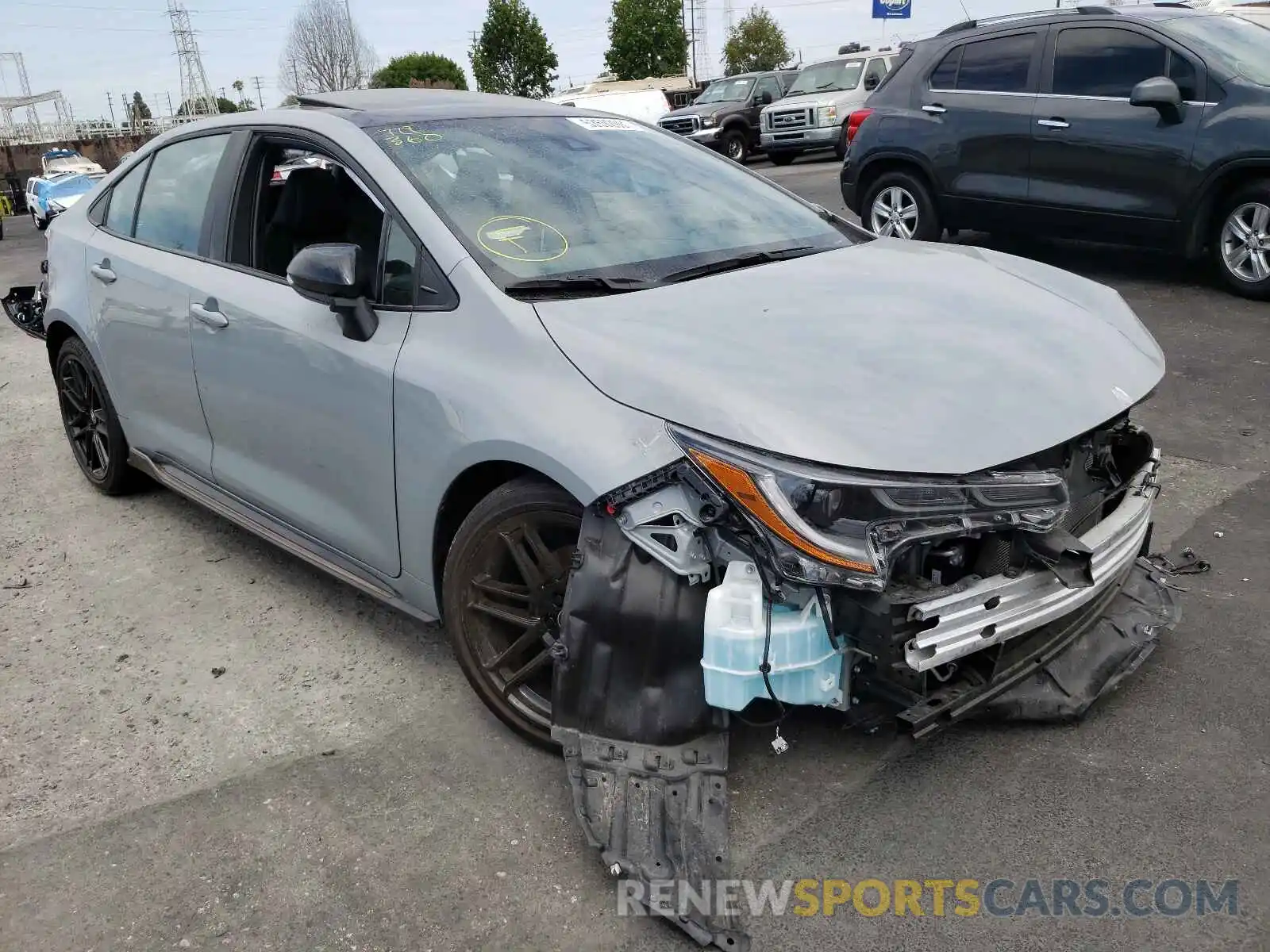 1 Photograph of a damaged car 5YFT4MCE4MP075408 TOYOTA COROLLA 2021