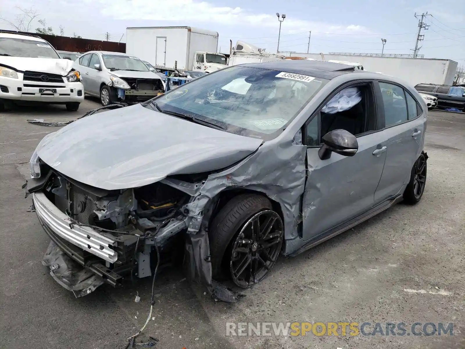 2 Photograph of a damaged car 5YFT4MCE4MP075408 TOYOTA COROLLA 2021