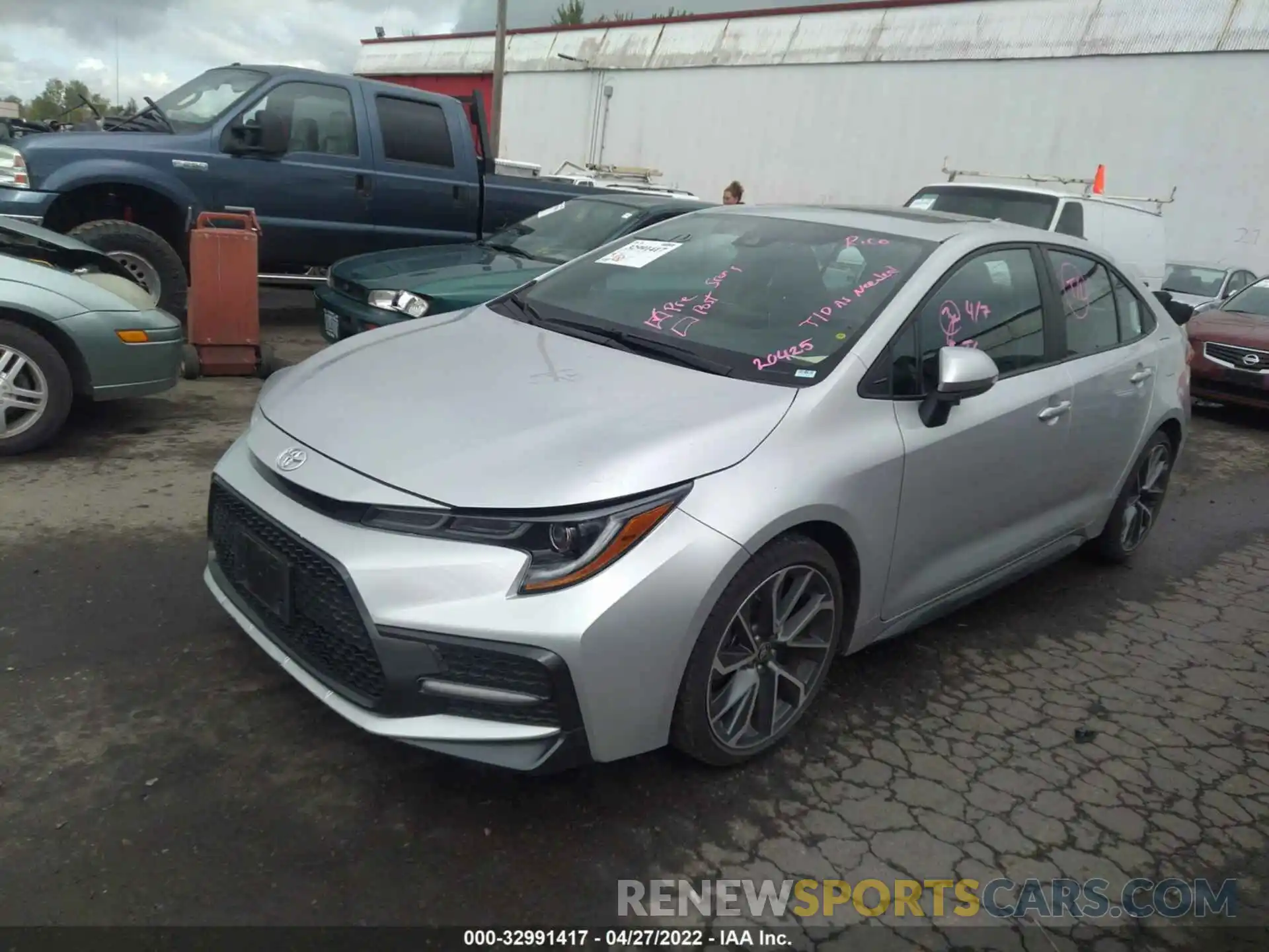 2 Photograph of a damaged car 5YFT4MCE4MP089504 TOYOTA COROLLA 2021