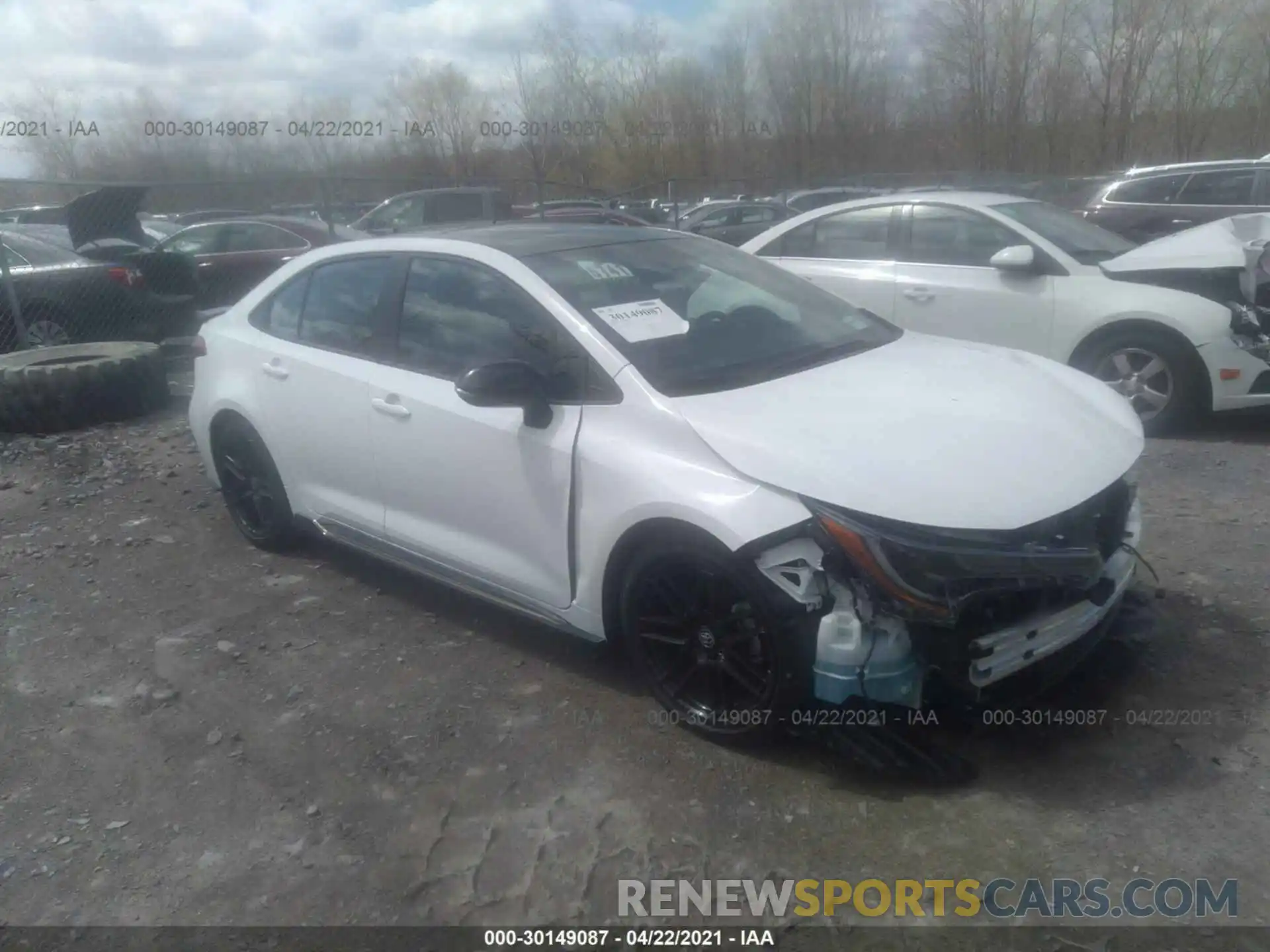 1 Photograph of a damaged car 5YFT4MCE5MP079242 TOYOTA COROLLA 2021