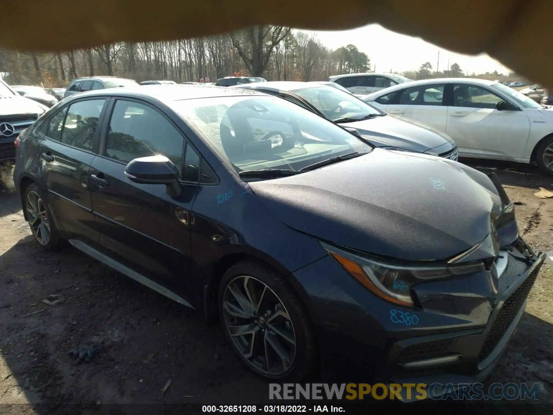 1 Photograph of a damaged car 5YFT4MCE5MP090032 TOYOTA COROLLA 2021