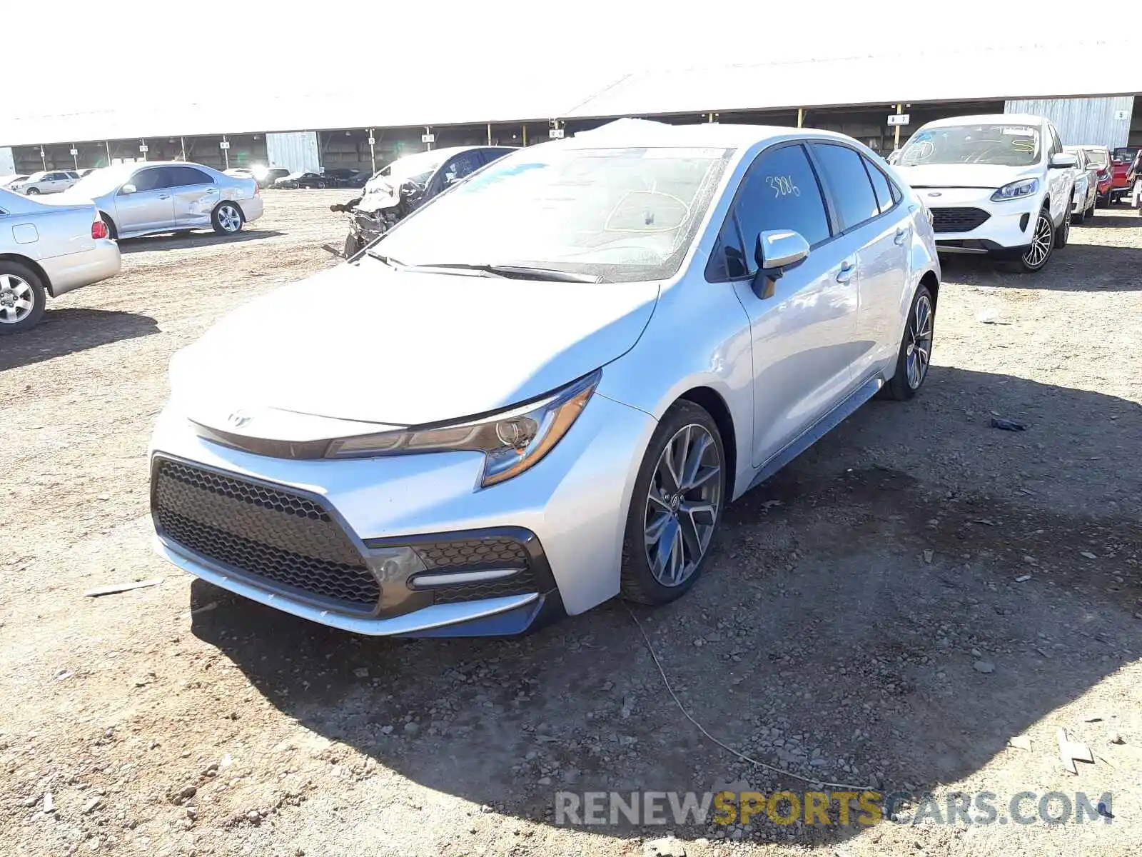 2 Photograph of a damaged car 5YFT4MCE5MP092282 TOYOTA COROLLA 2021