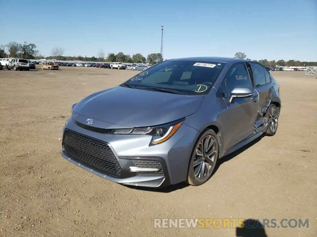 2 Photograph of a damaged car 5YFT4MCE6MP077869 TOYOTA COROLLA 2021