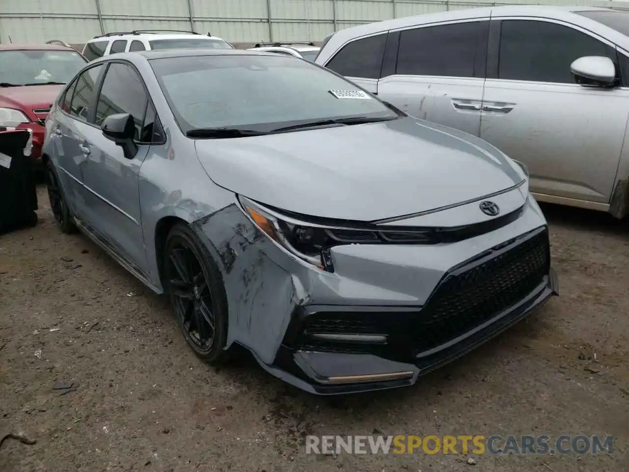 1 Photograph of a damaged car 5YFT4MCE6MP079217 TOYOTA COROLLA 2021