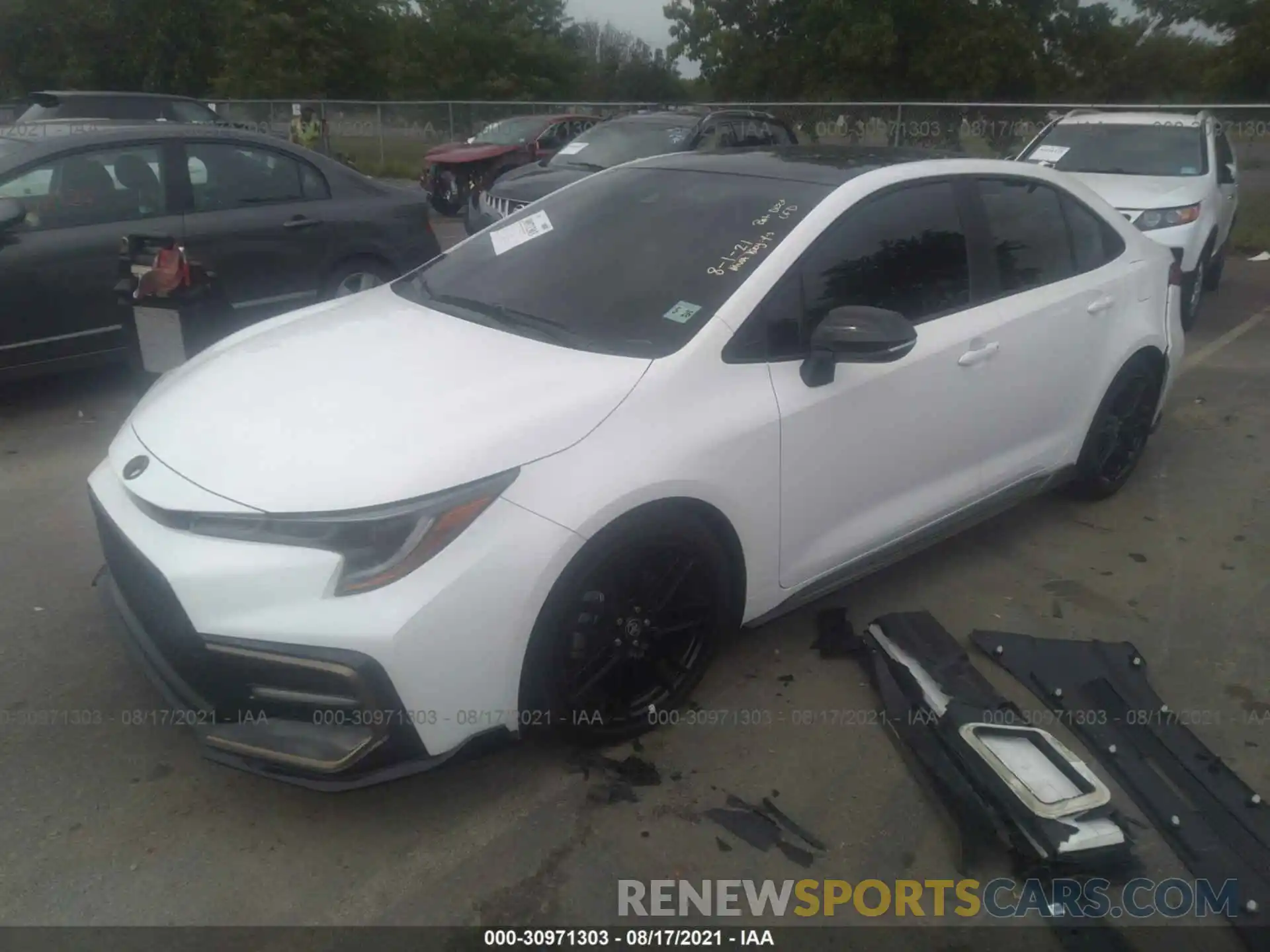 2 Photograph of a damaged car 5YFT4MCE6MP085857 TOYOTA COROLLA 2021