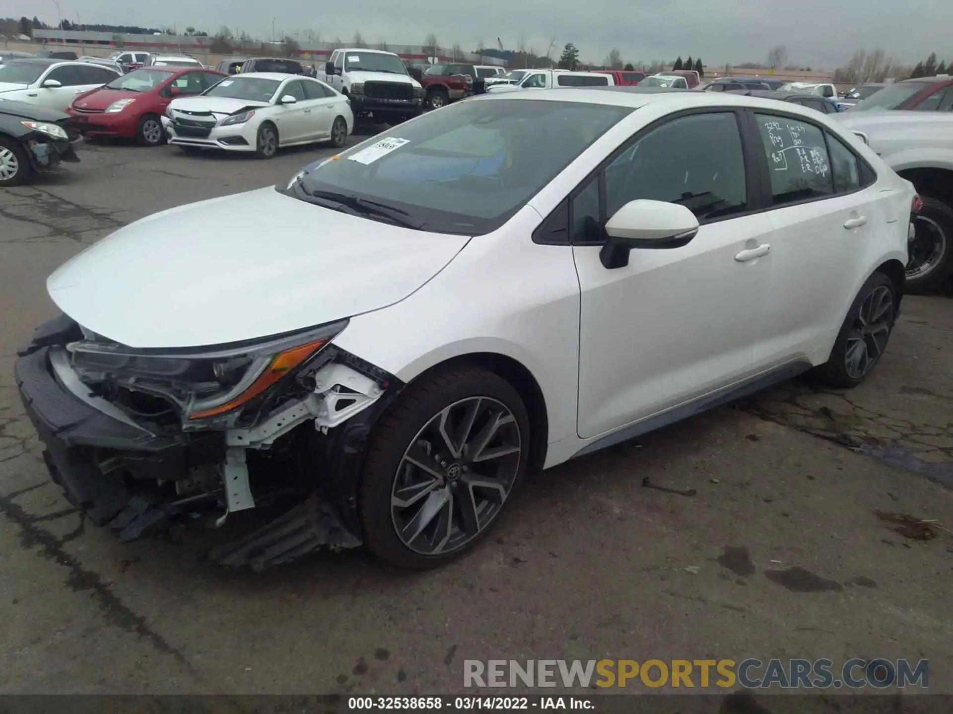 2 Photograph of a damaged car 5YFT4MCE6MP096499 TOYOTA COROLLA 2021