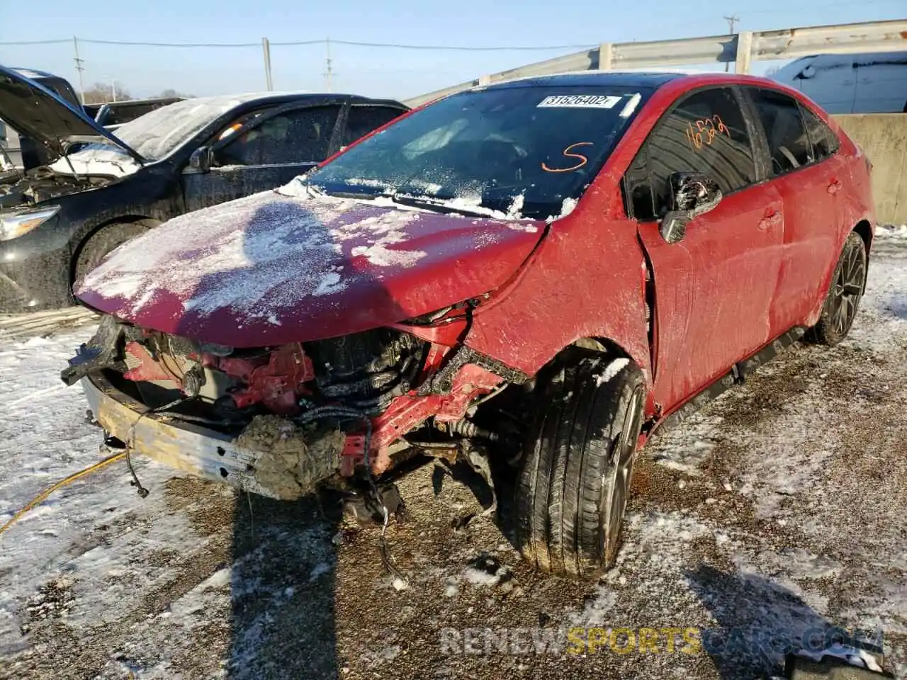 2 Photograph of a damaged car 5YFT4MCE7MP075046 TOYOTA COROLLA 2021