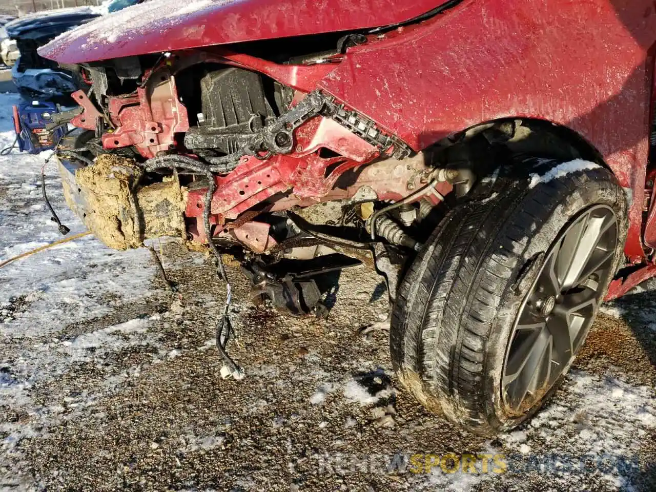 9 Photograph of a damaged car 5YFT4MCE7MP075046 TOYOTA COROLLA 2021