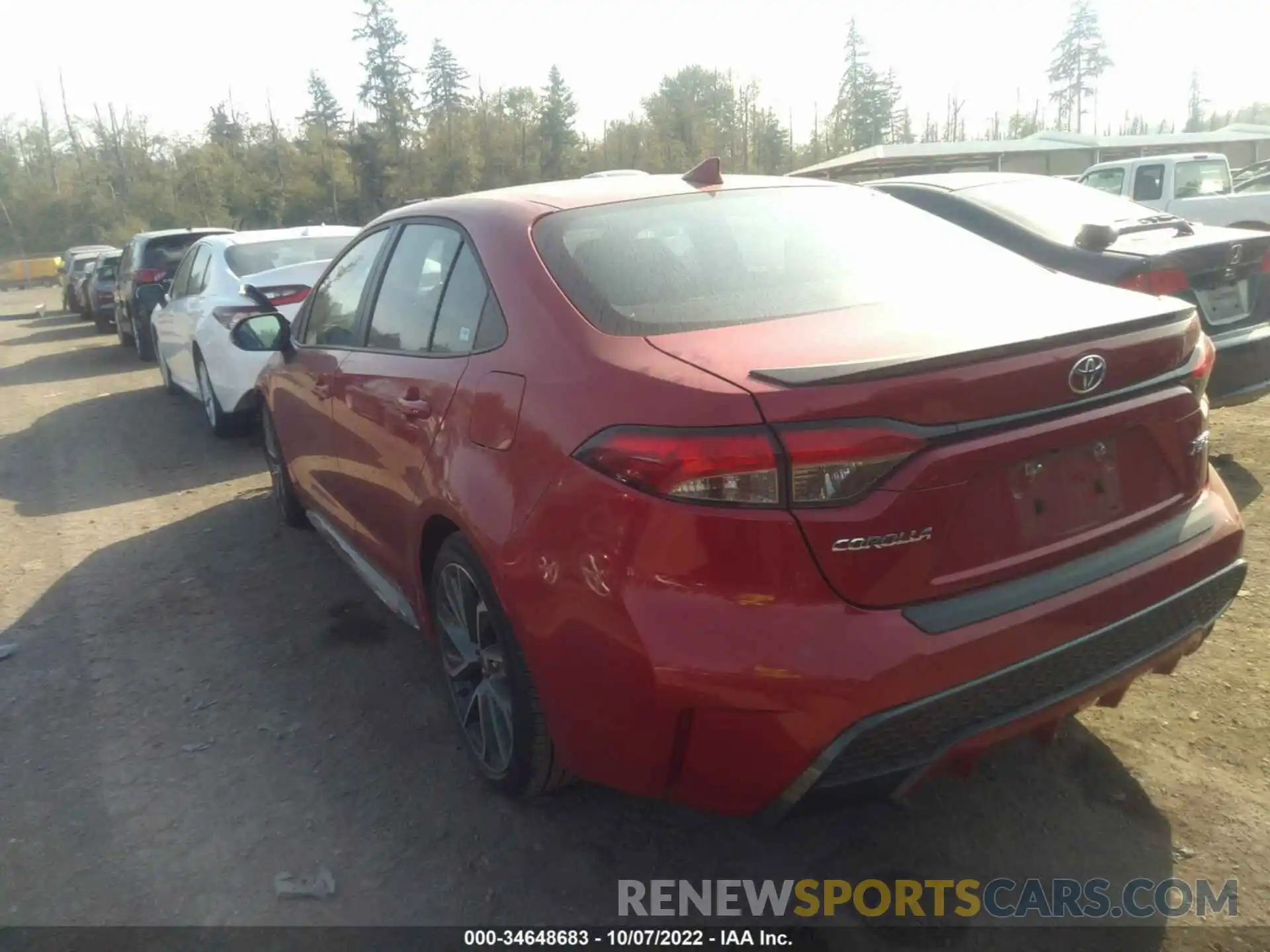 3 Photograph of a damaged car 5YFT4MCE7MP083938 TOYOTA COROLLA 2021