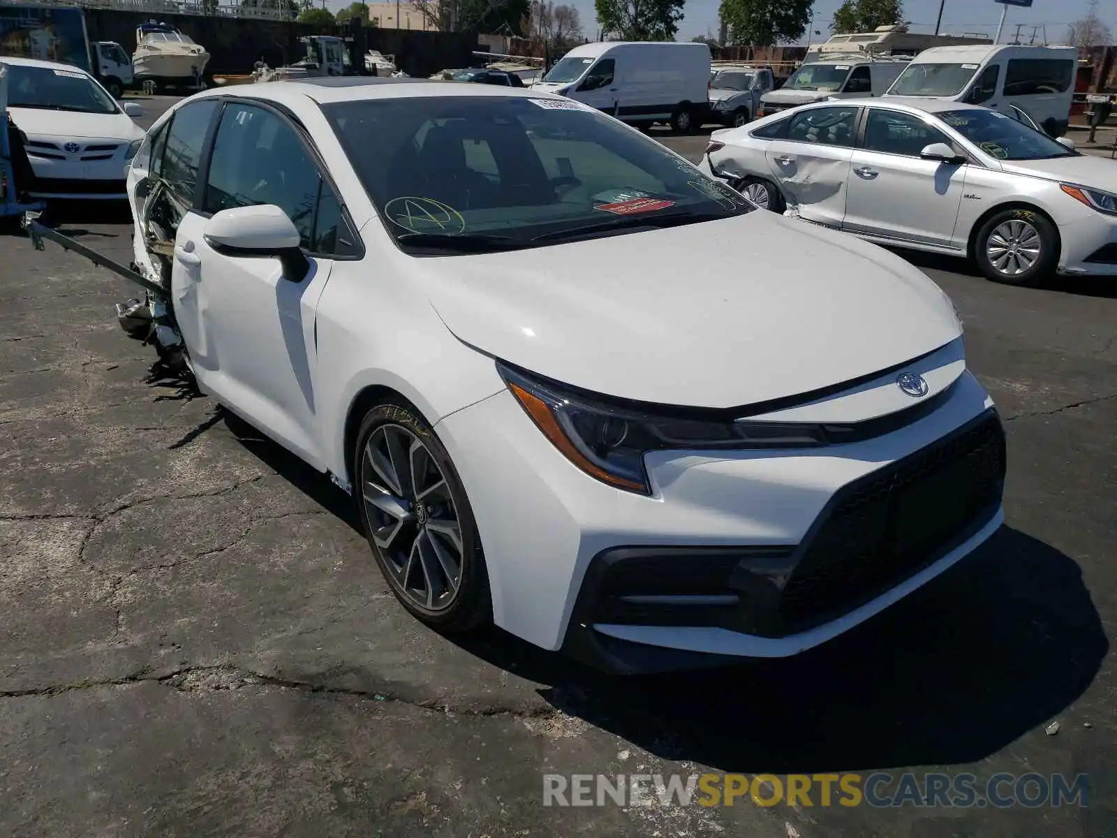 1 Photograph of a damaged car 5YFT4MCE7MP086340 TOYOTA COROLLA 2021