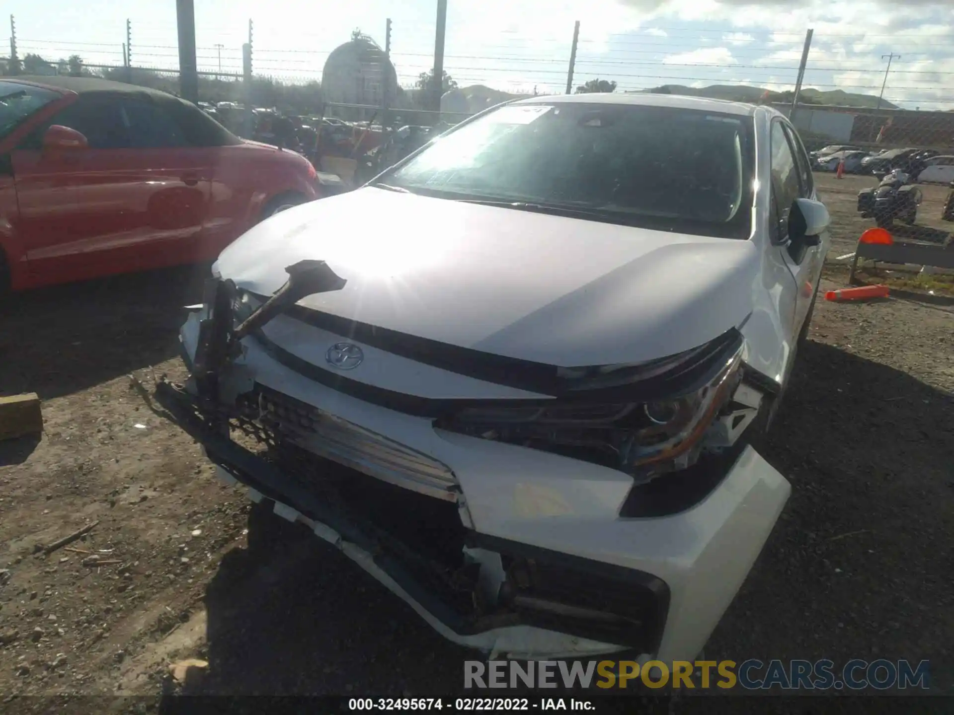 2 Photograph of a damaged car 5YFT4MCE8MP057865 TOYOTA COROLLA 2021