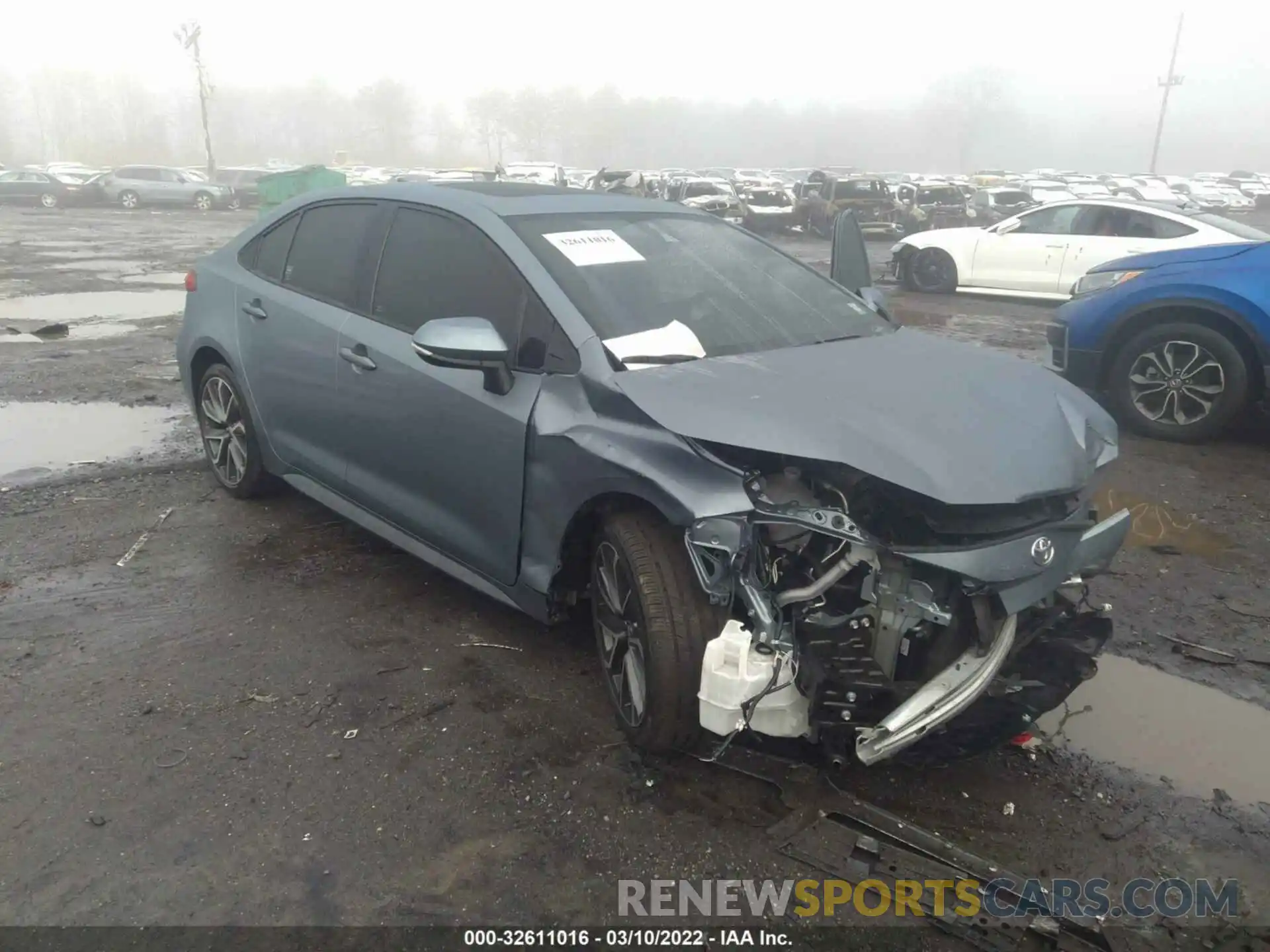 1 Photograph of a damaged car 5YFT4MCE8MP067862 TOYOTA COROLLA 2021