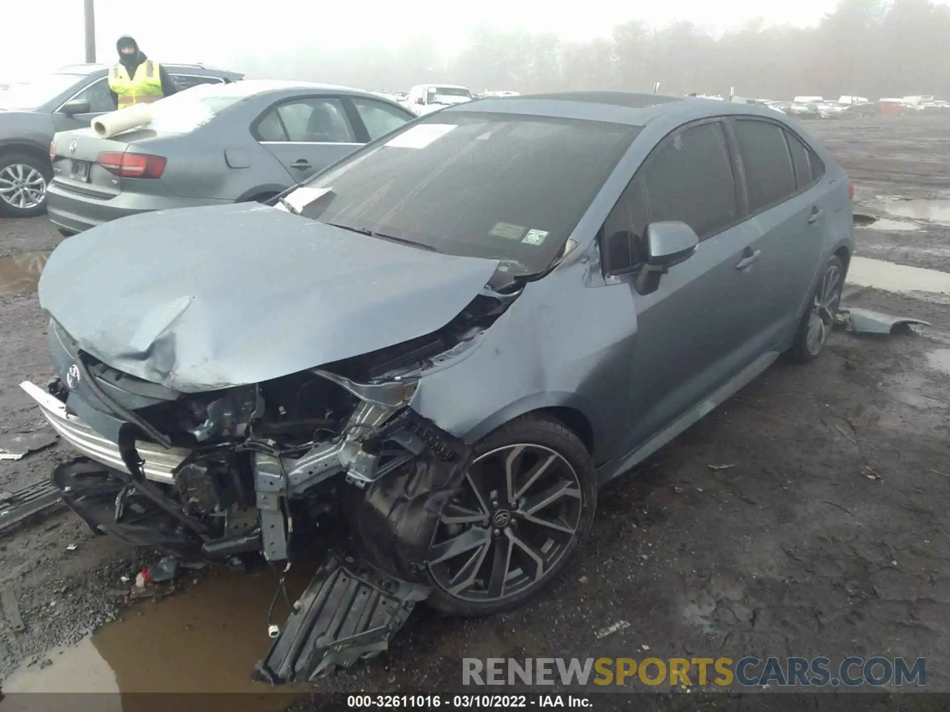 2 Photograph of a damaged car 5YFT4MCE8MP067862 TOYOTA COROLLA 2021