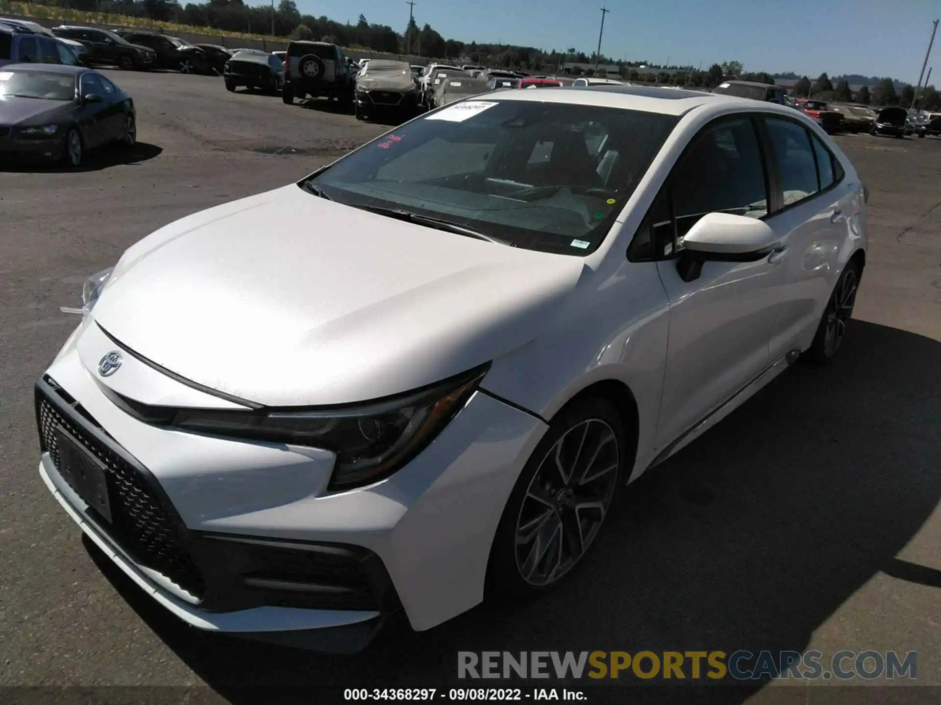 2 Photograph of a damaged car 5YFT4MCE8MP075590 TOYOTA COROLLA 2021