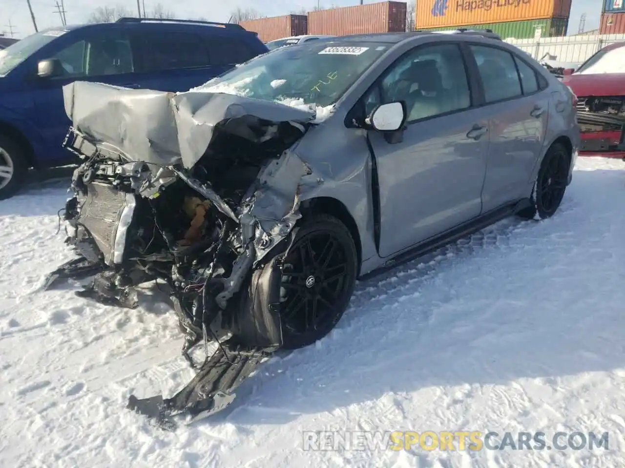 2 Photograph of a damaged car 5YFT4MCE8MP089604 TOYOTA COROLLA 2021