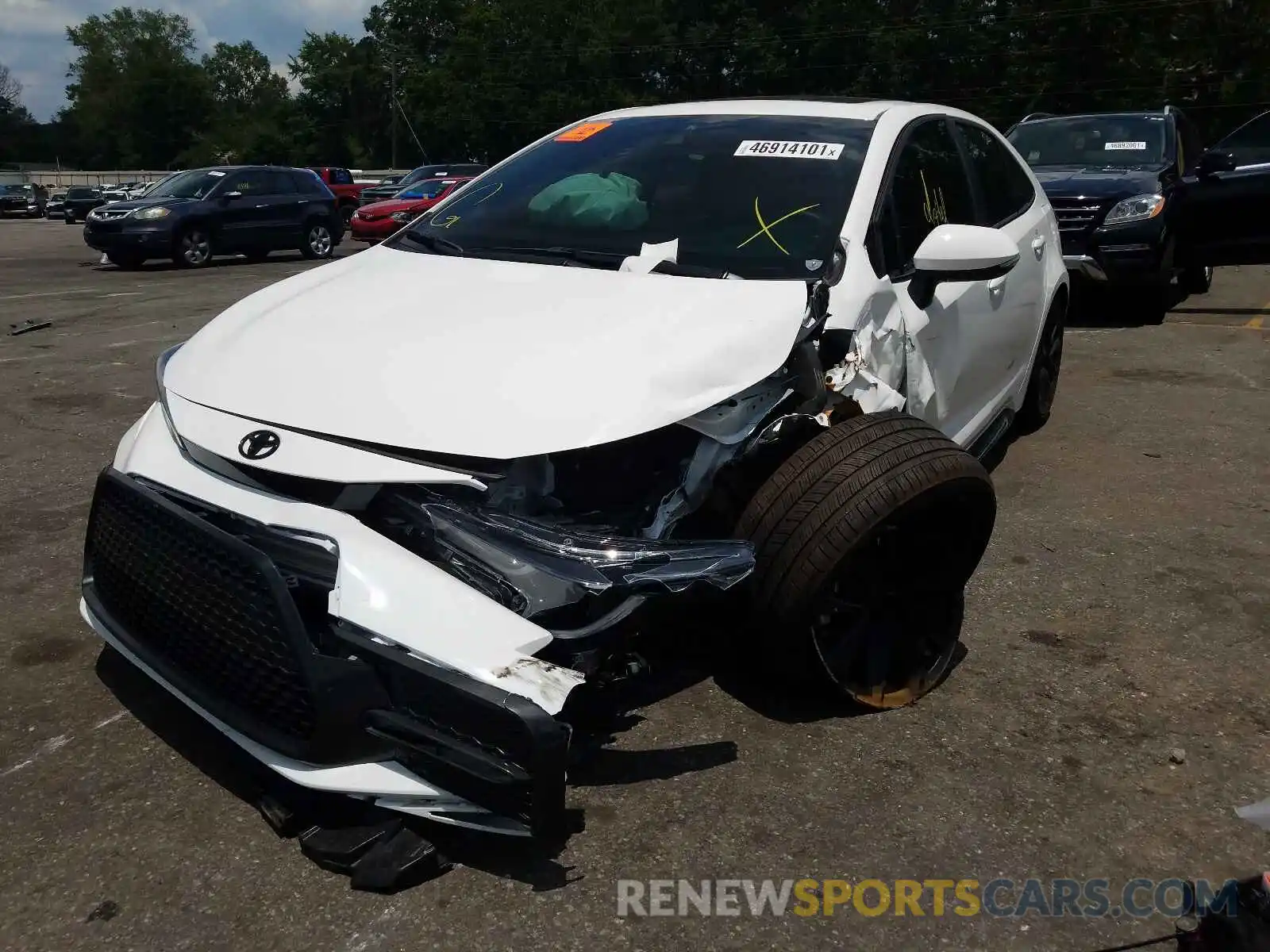 2 Photograph of a damaged car 5YFT4MCE9MP059320 TOYOTA COROLLA 2021