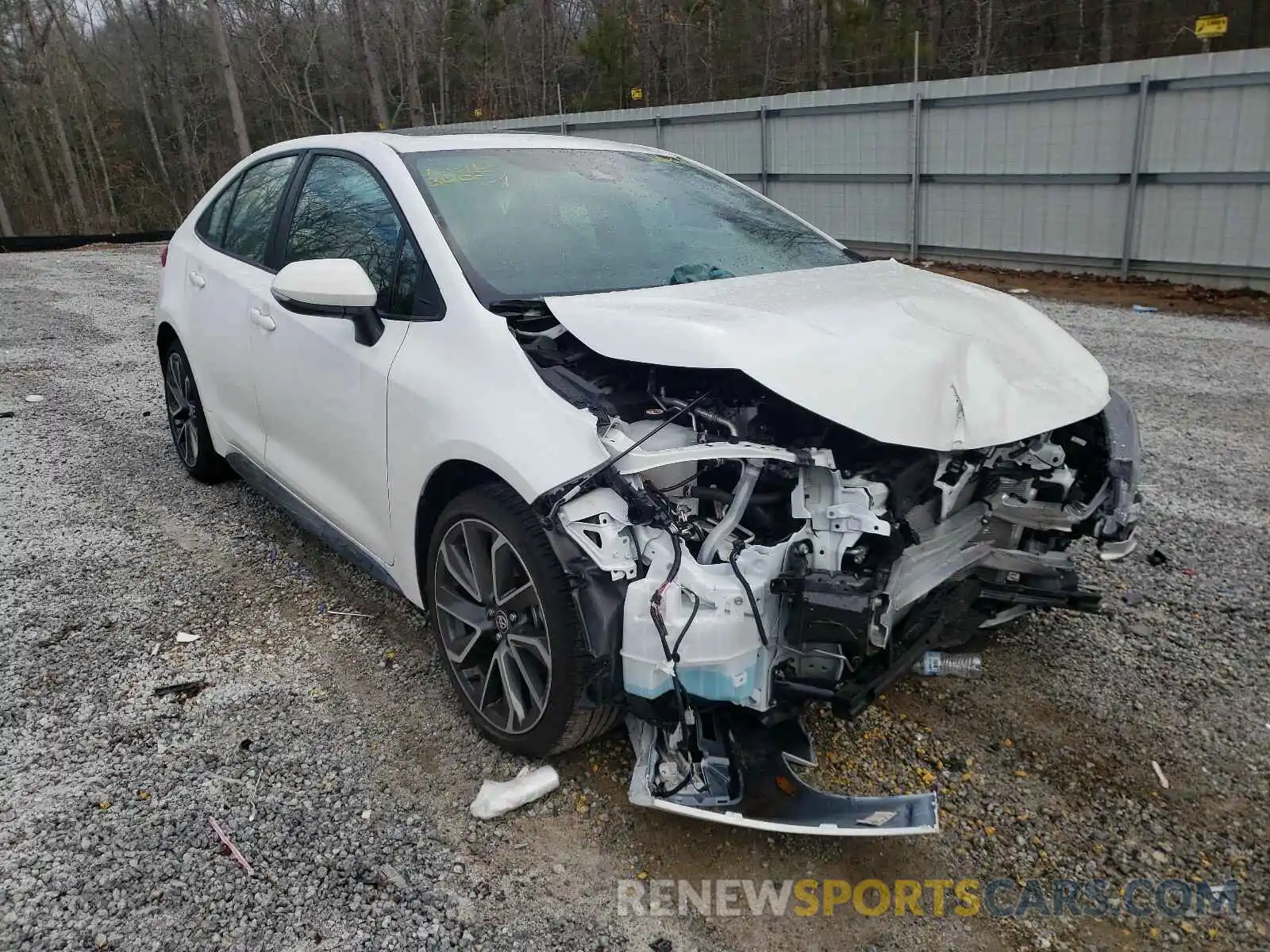 1 Photograph of a damaged car 5YFT4MCE9MP063027 TOYOTA COROLLA 2021